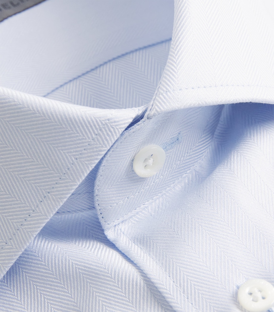 Cotton Formal Shirt 003 CHINA BLUE Image 5