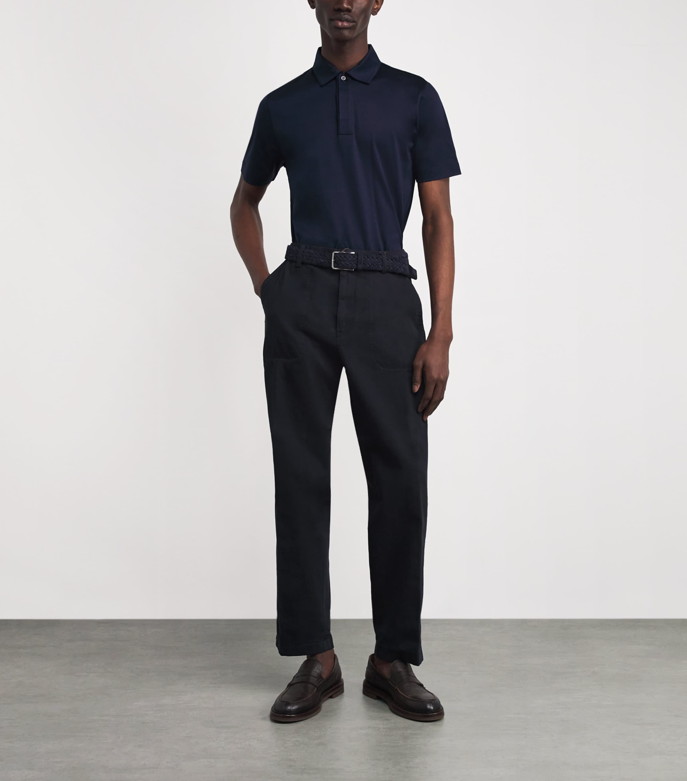 Stretch-Cotton-Cashmere Chinos 306 Image 2