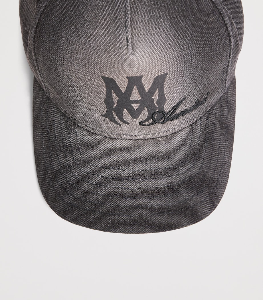 AMIRI Logo Script Baseball Cap Black Image 4