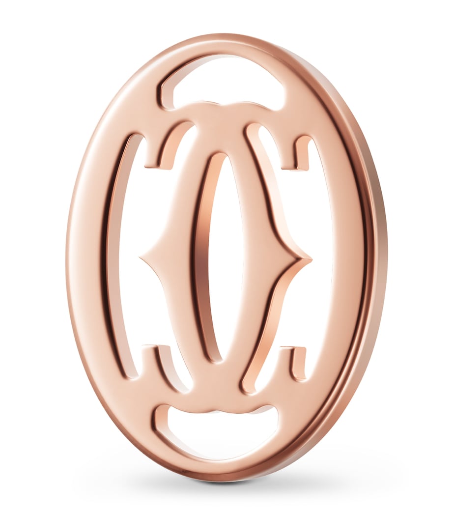 Rose Gold Double C de Cartier Cufflinks ROSE GOLD Image 3