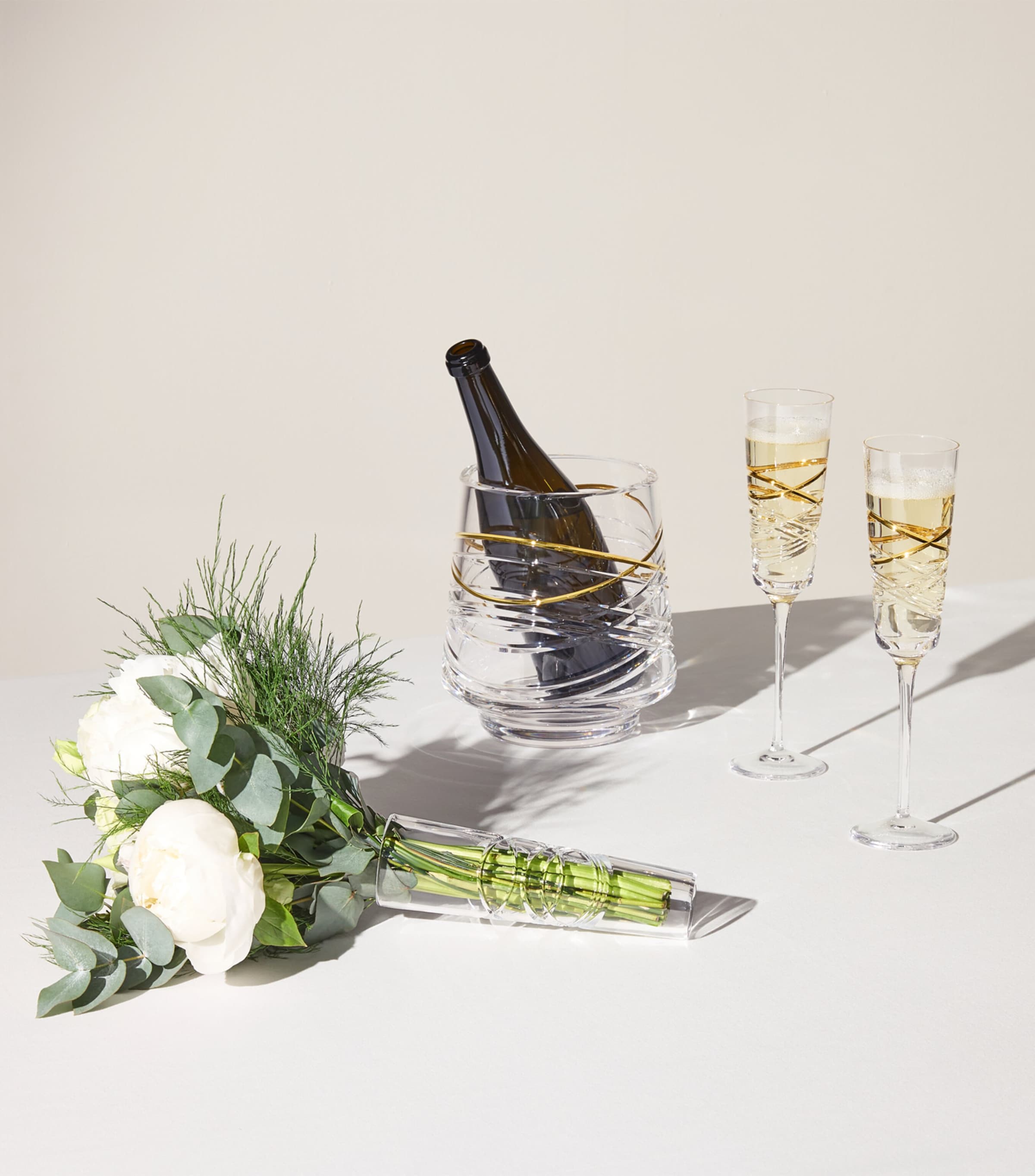 Glass Mastercraft Aran Champagne Cooler (19cm) CLEAR Image 2