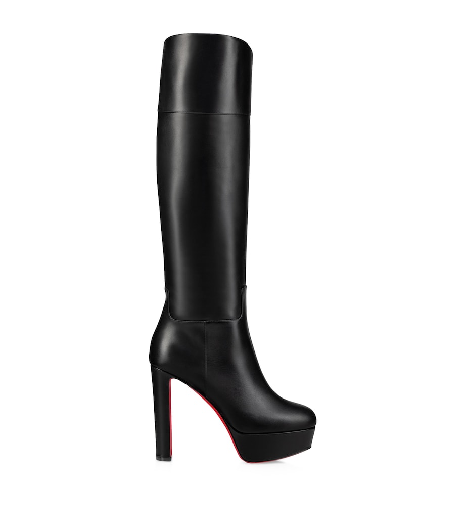 Loo Botta Alta Leather Knee-High Boots 130 BK01 Image 1