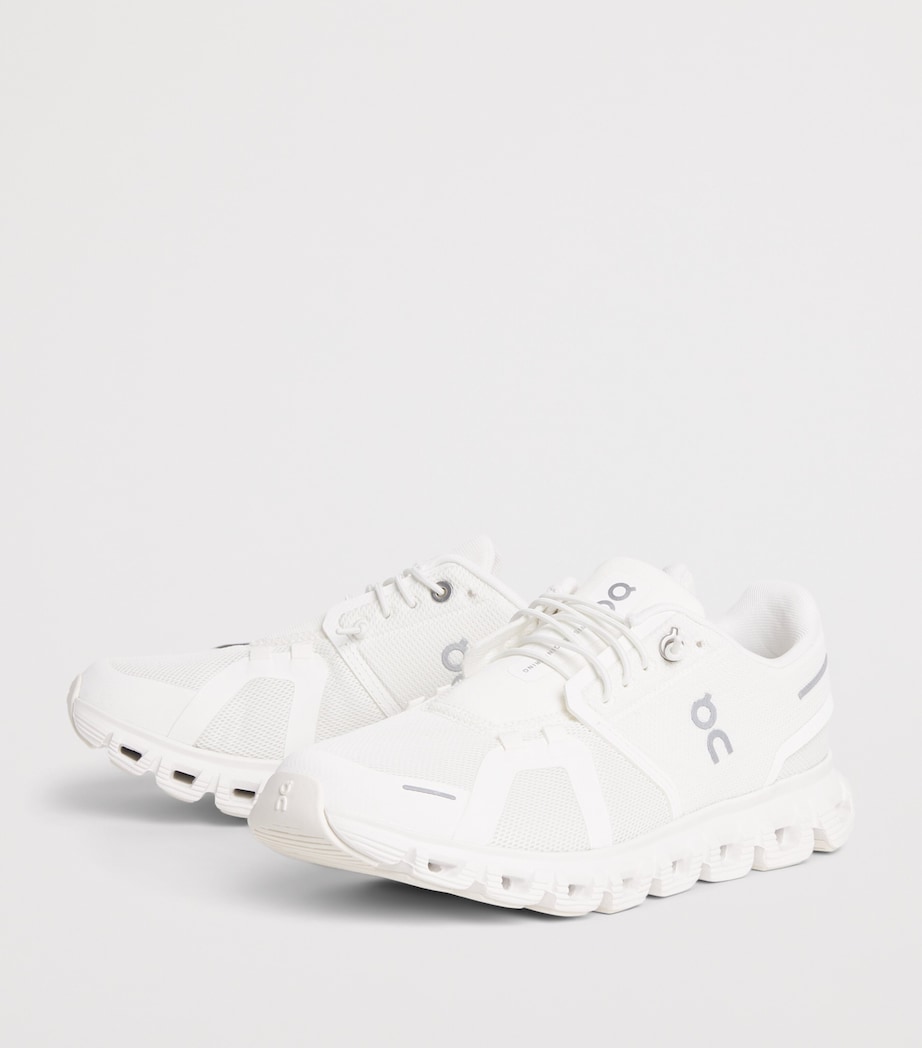 On Womens Cloud 6 Trainers White | White Image 3