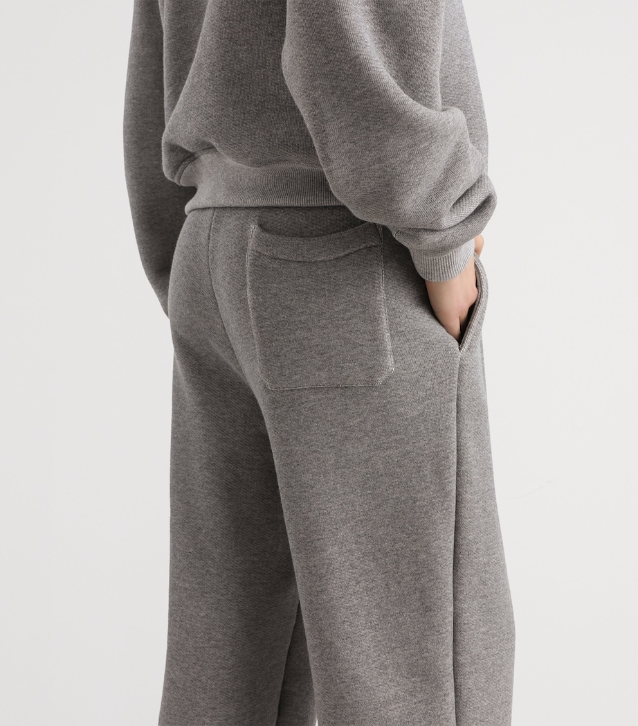 Dolce&Gabbana Womens Cotton-Blend Sweatpants Mela Image 5