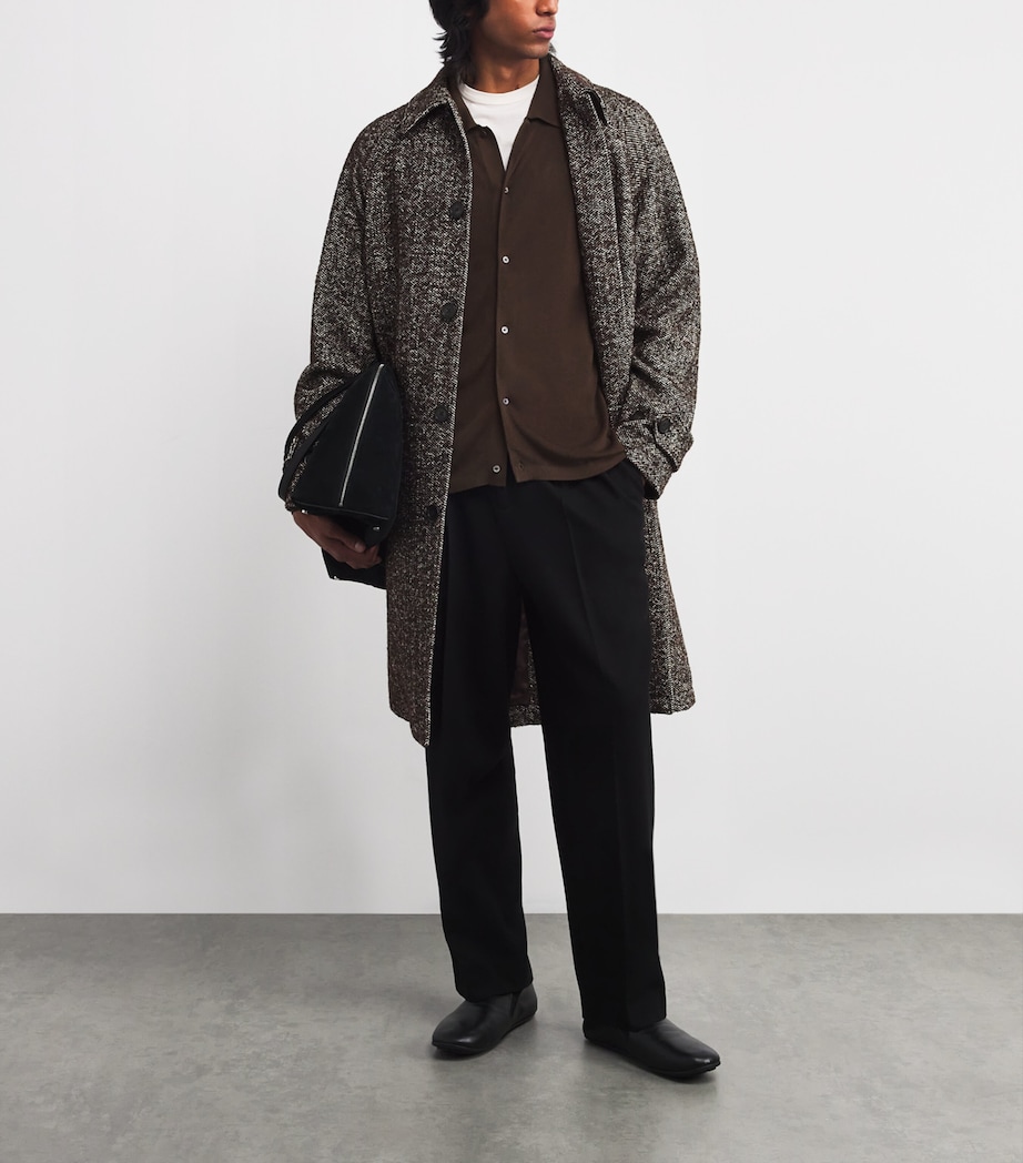 Collared Cardigan ICED COFFEE Image 2