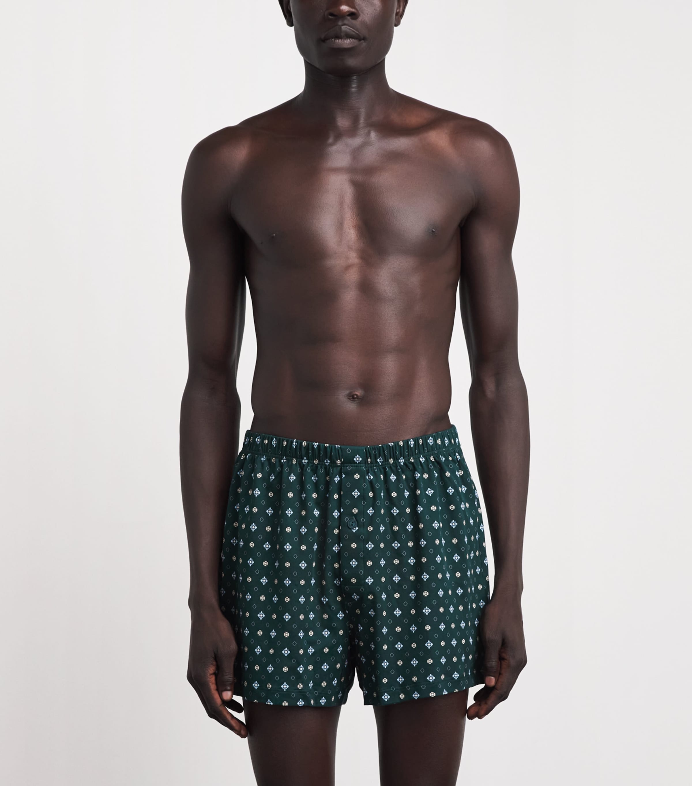 Hanro Mens Cotton Boxer Shorts Pisces Gar Image 2