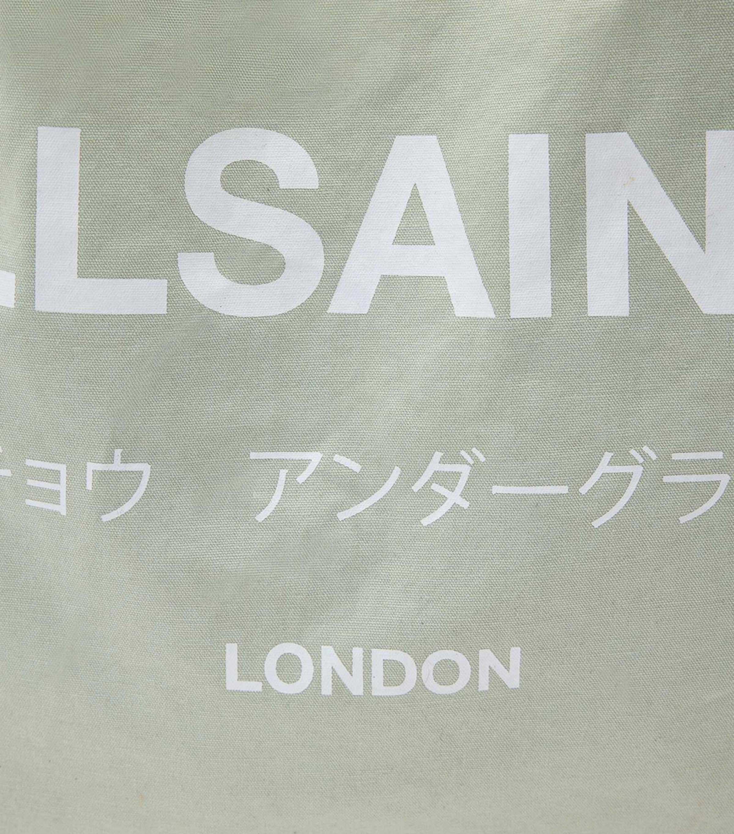 AllSaints Underground Tote Bag Powdered Green Image 6