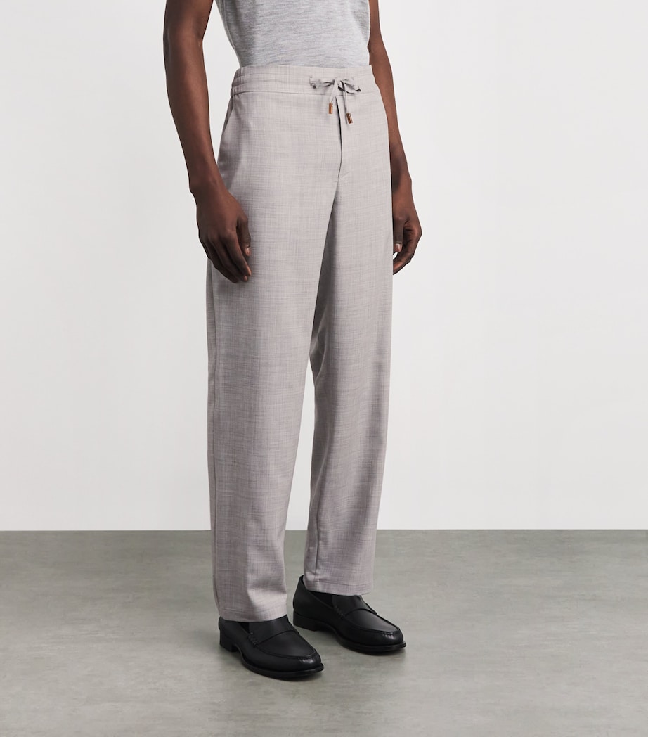 Cashmere-Linen Trousers 22 GREY Image 3