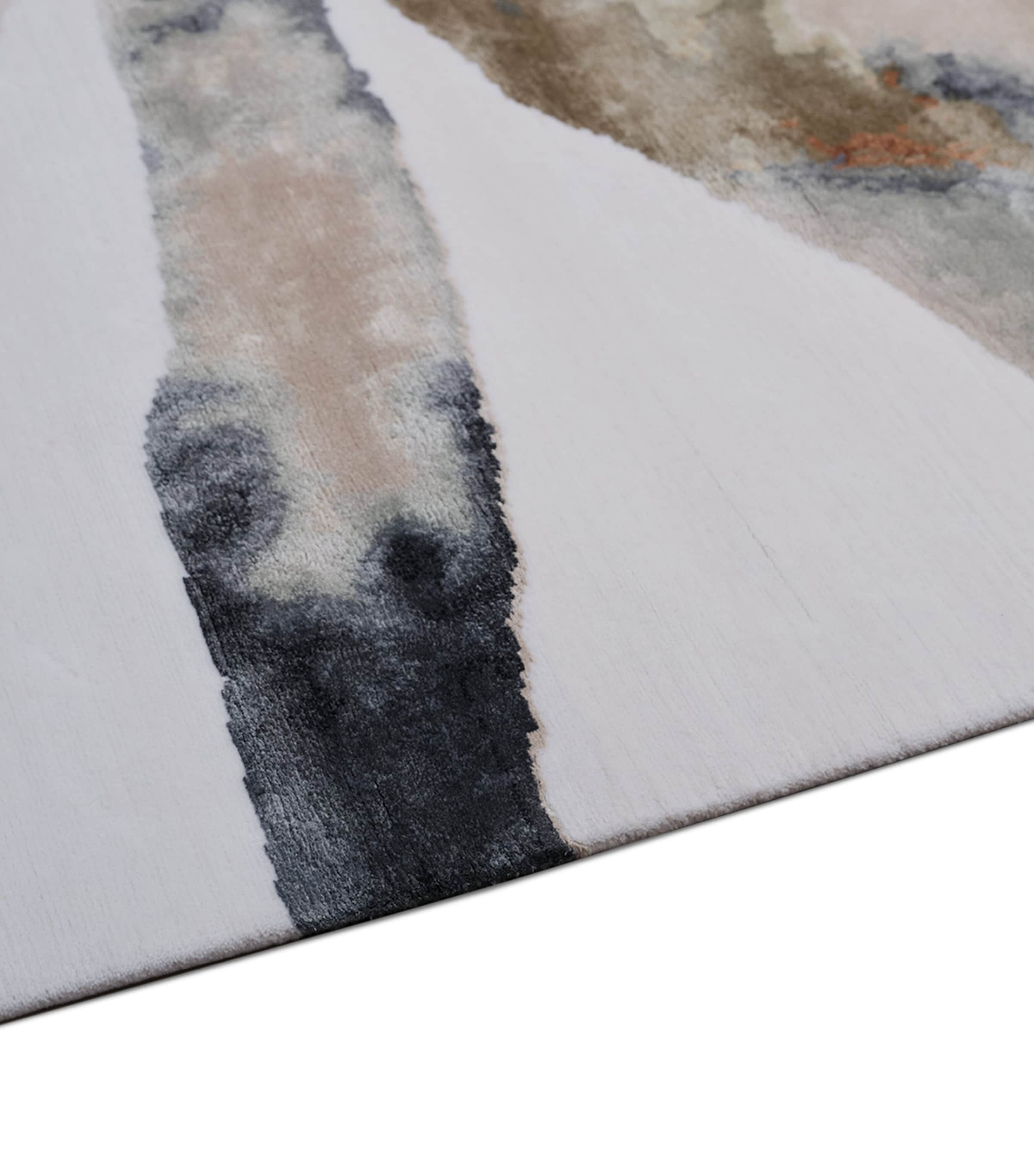 Wool-Silk Kali Umber Rug (3.05m x 2.44m) NEUTRAL Image 3