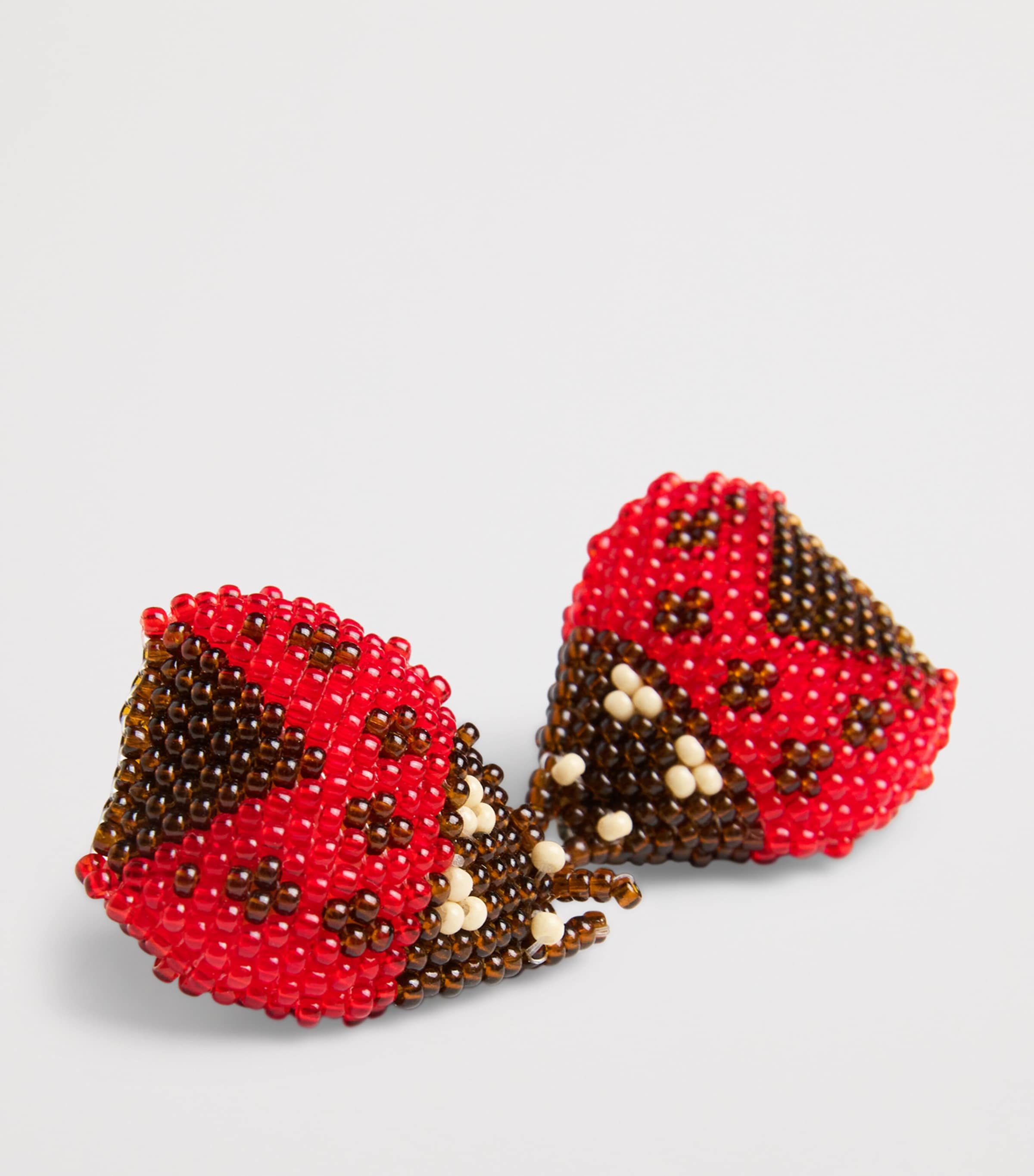 KONGES SLOJD Beaded Ladybug Hair Clips (Pack of 2) Image 3
