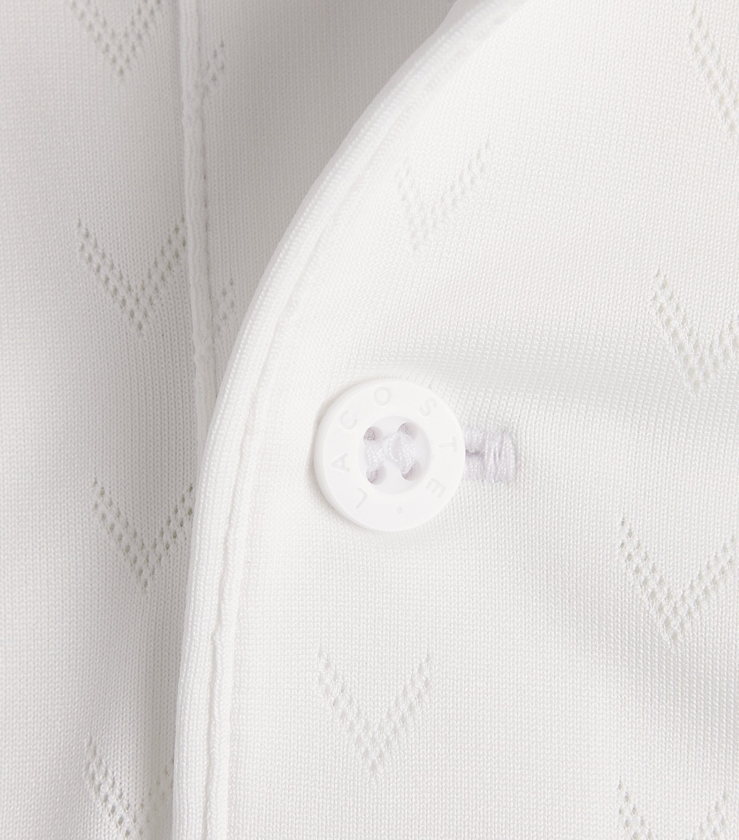 Lacoste Mens Tennis Heritage Ultra-Dry Stretch Polo Shirt White Image 5