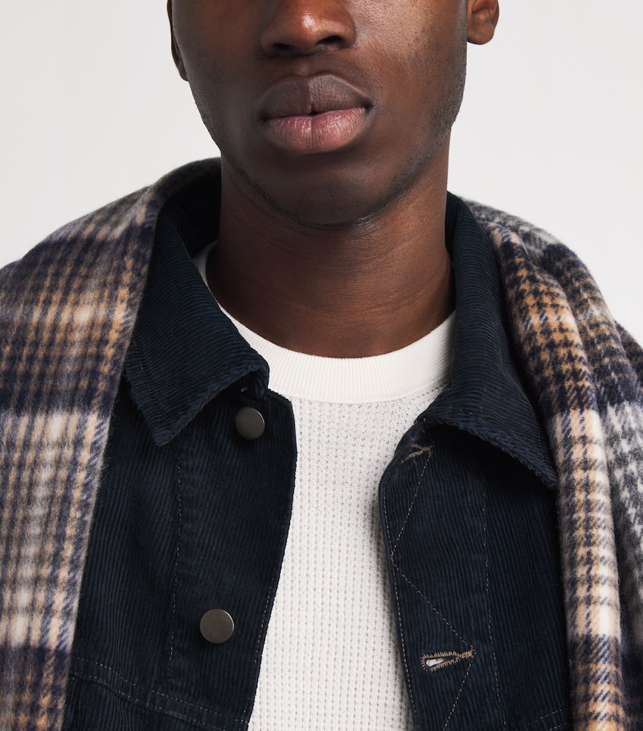 x Aaron Levine Cotton Corduroy Derby Jacket FADED BLUE Image 6