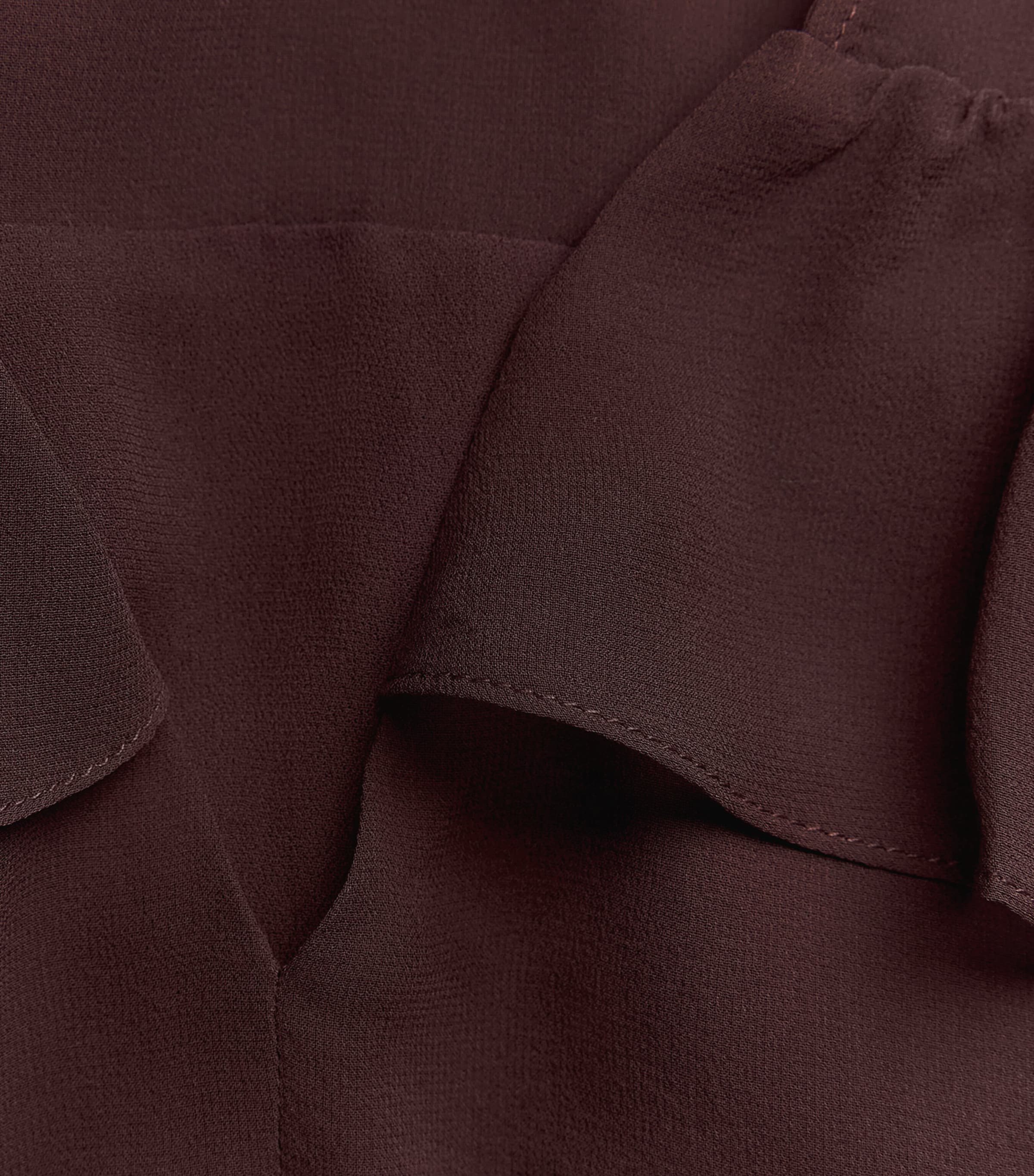 Silk Willa Blouse AUBERGINE Image 5