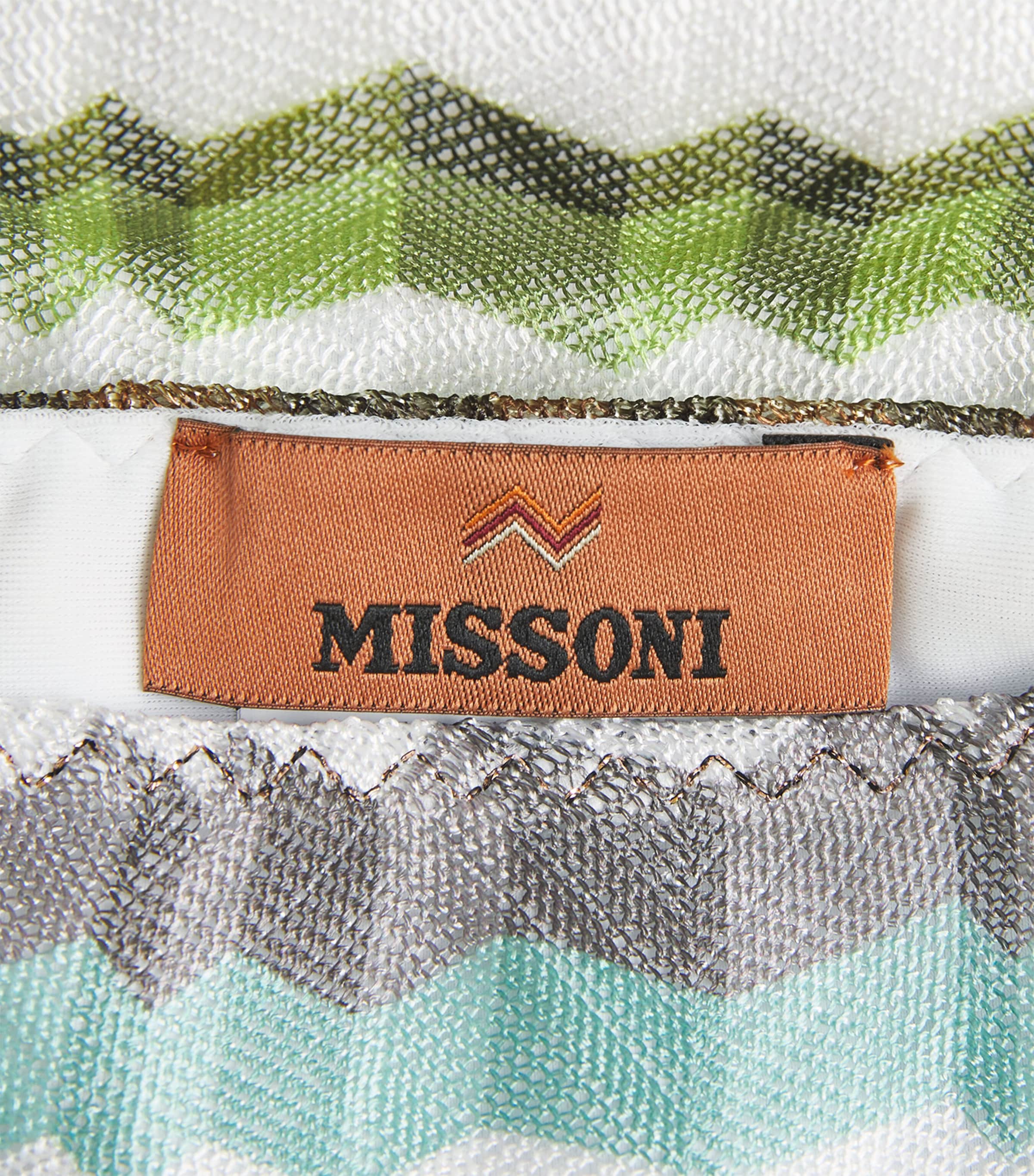 Missoni Womens Zigzag Triangle Bikini Multicolor Image 5