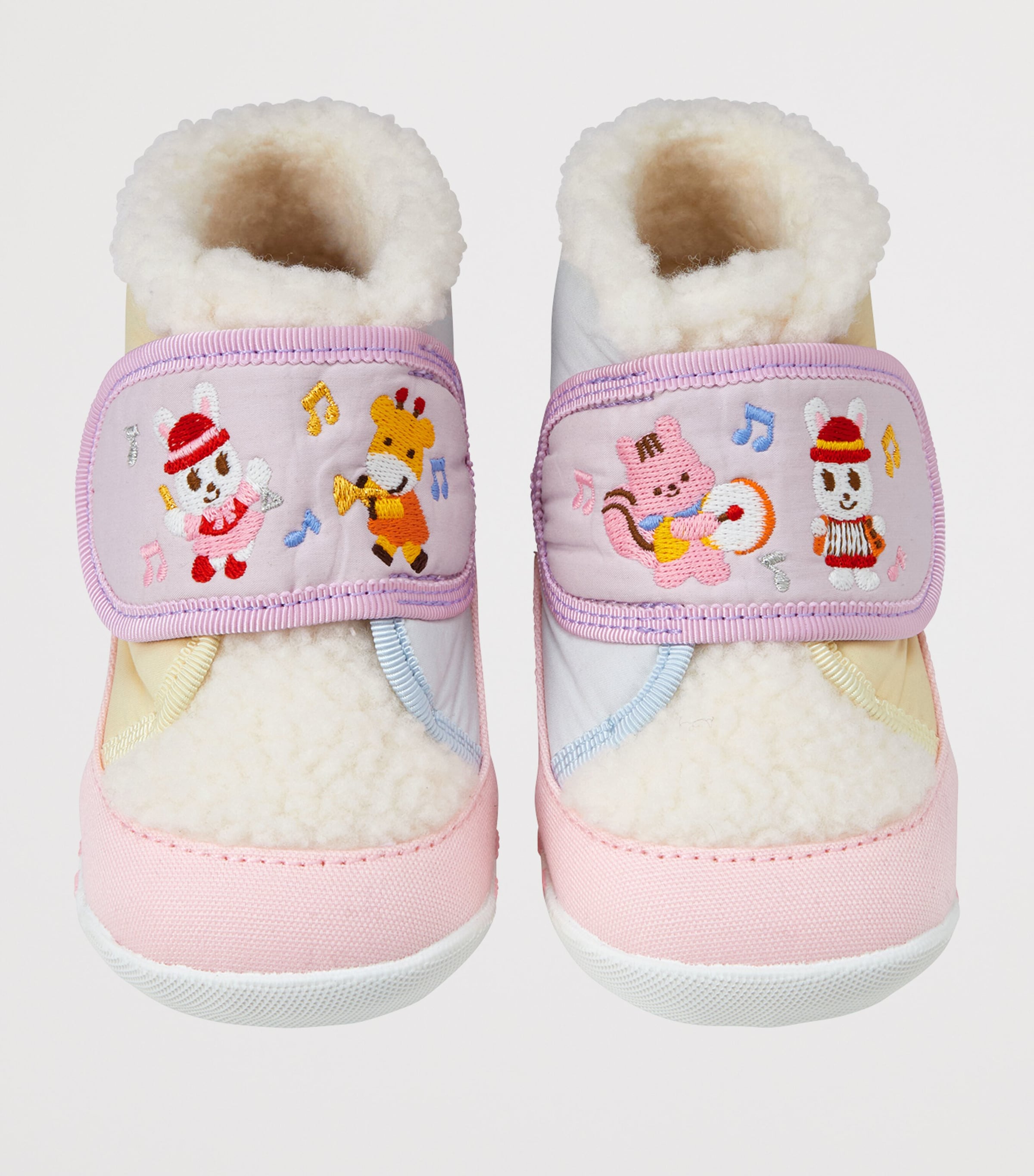 Miki House Embroidered Velcro Sneakers Image 4