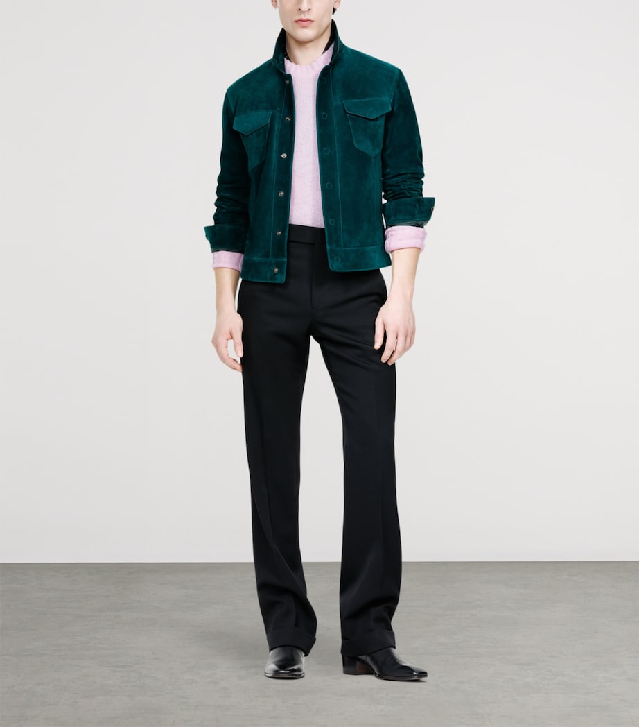 TOM FORD Mens Suede Jacket Gcu Image 2
