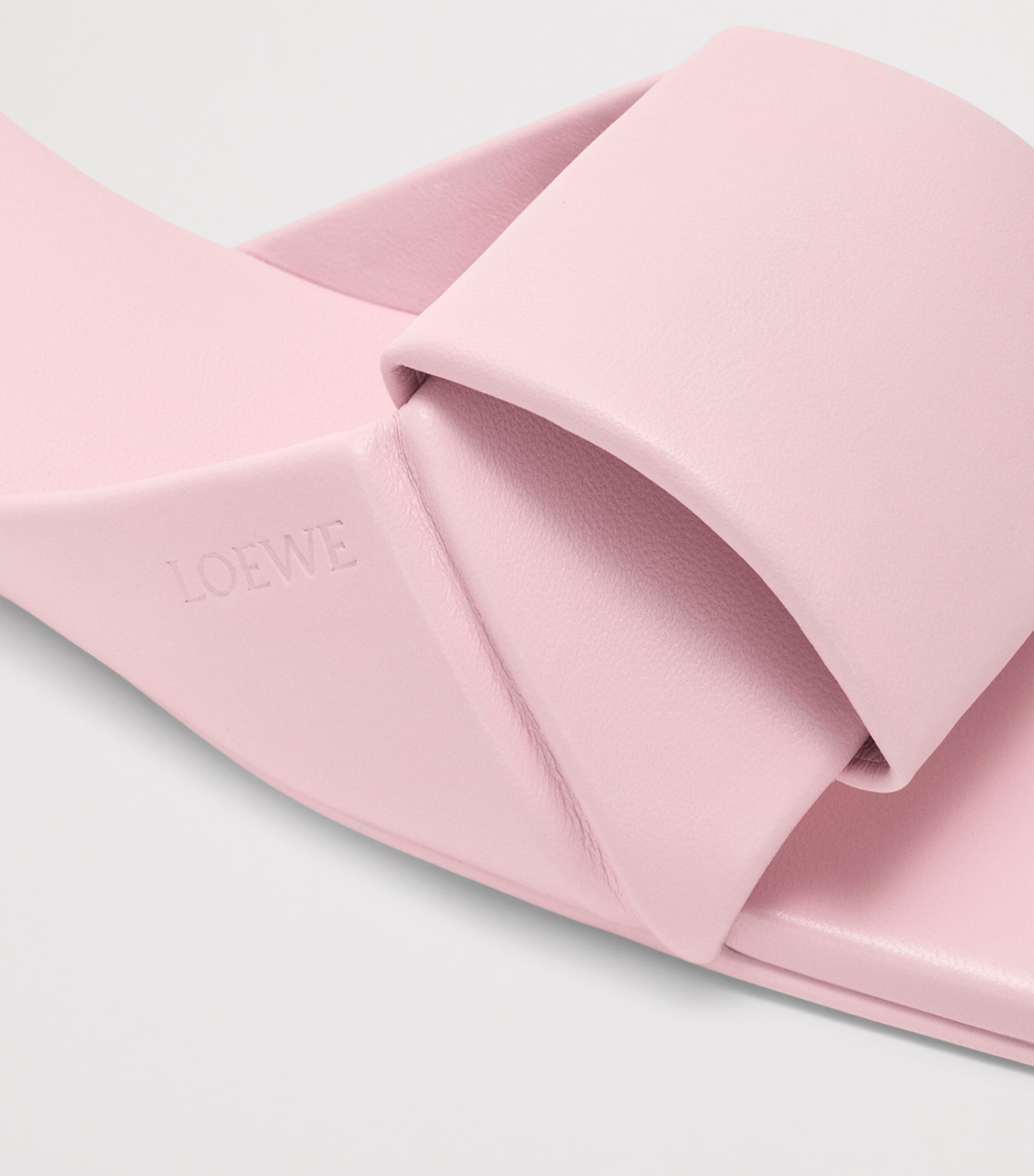 LOEWE Leather Origami Slides Crystal Pink Image 5