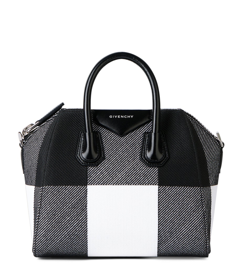Givenchy Mini Check Antigona Top-Handle Bag Image 1