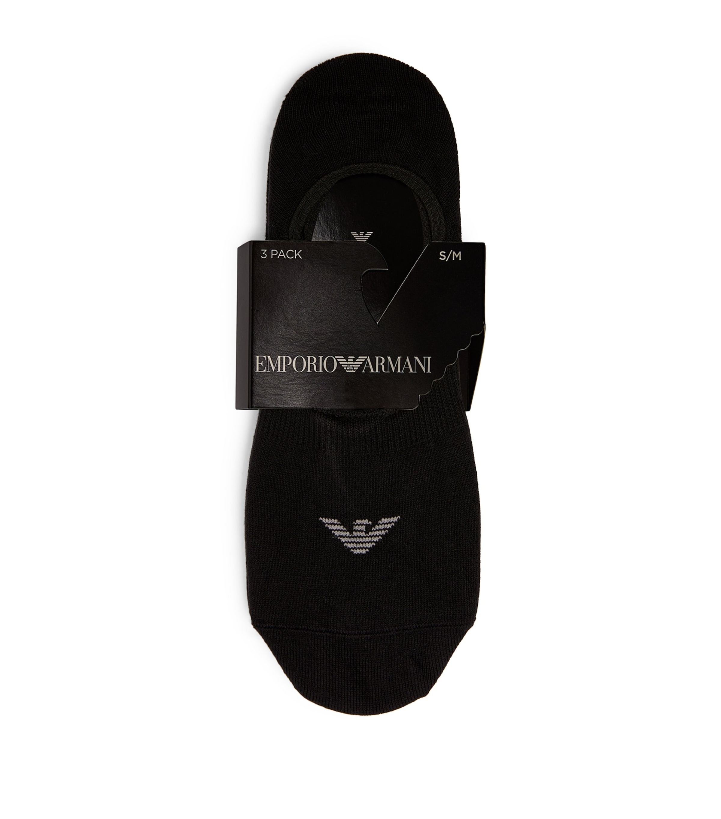 Emporio Armani Invisible Socks In Black
