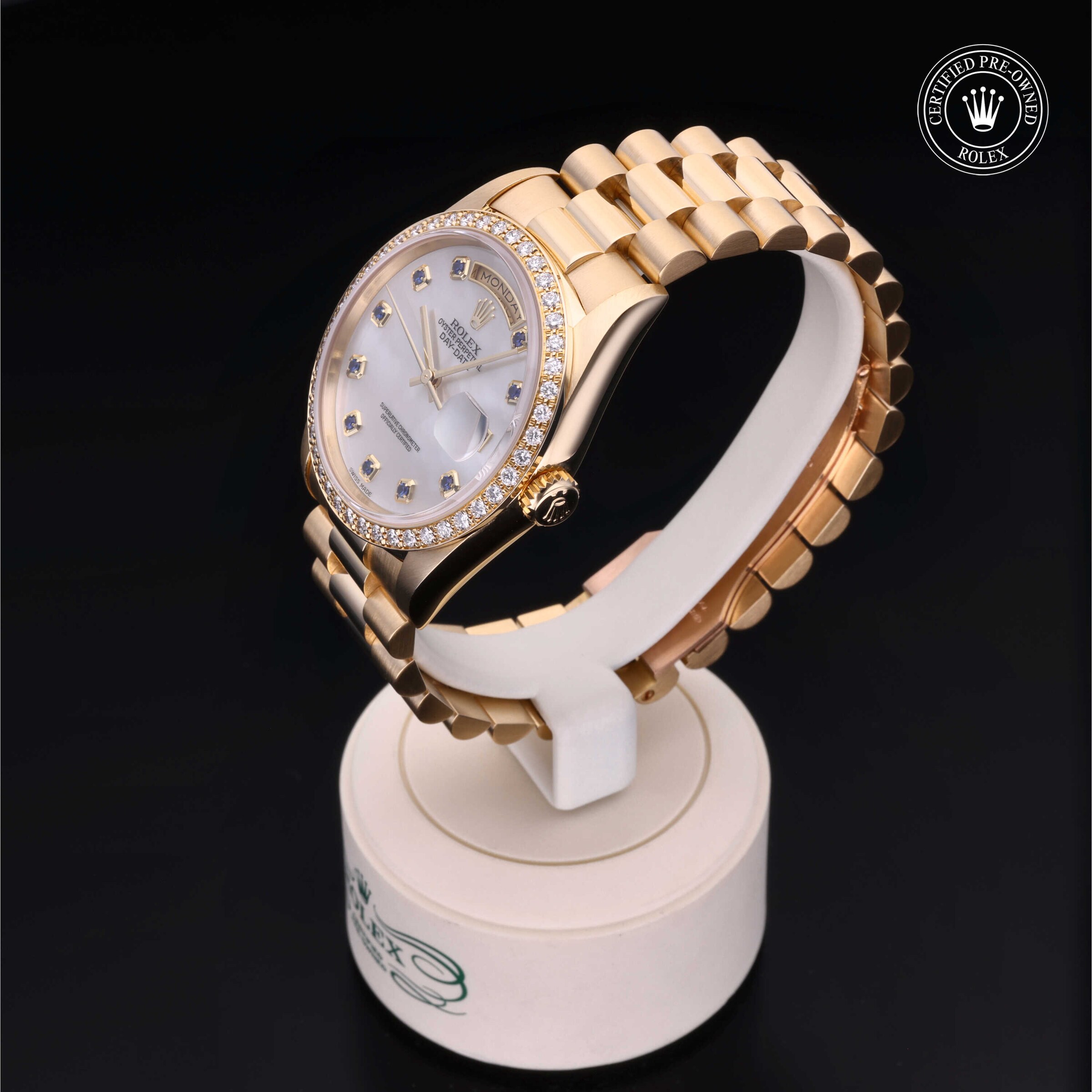 Model image: rolex-certified-pre-owned-Oyster Perpetual Day-Date-36mm-18ct Yellow Gold-1980s-18348