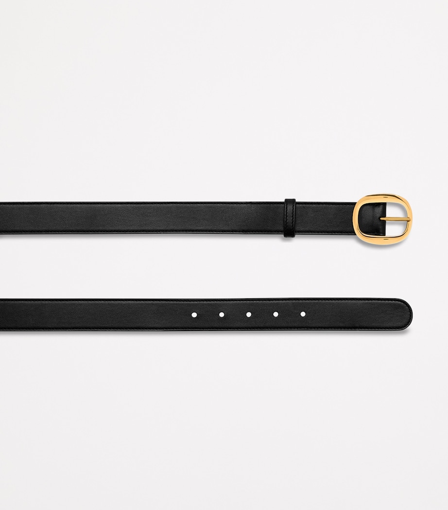Leather Ovoid Belt 1N001 Image 2