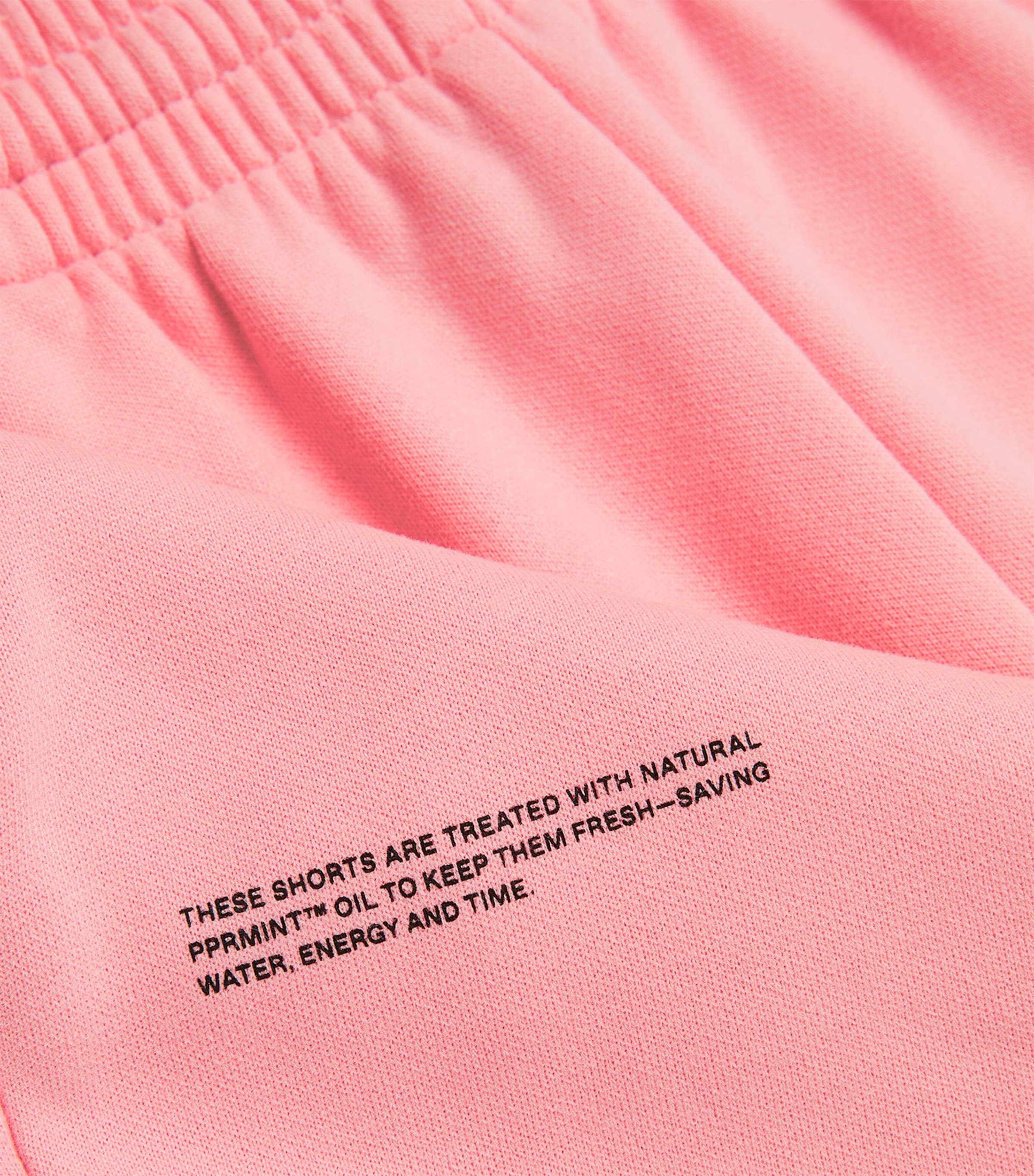 Pangaia Kids Organic Cotton 365 Sweatshorts (3-11 Years) Sakura Pink Image 3