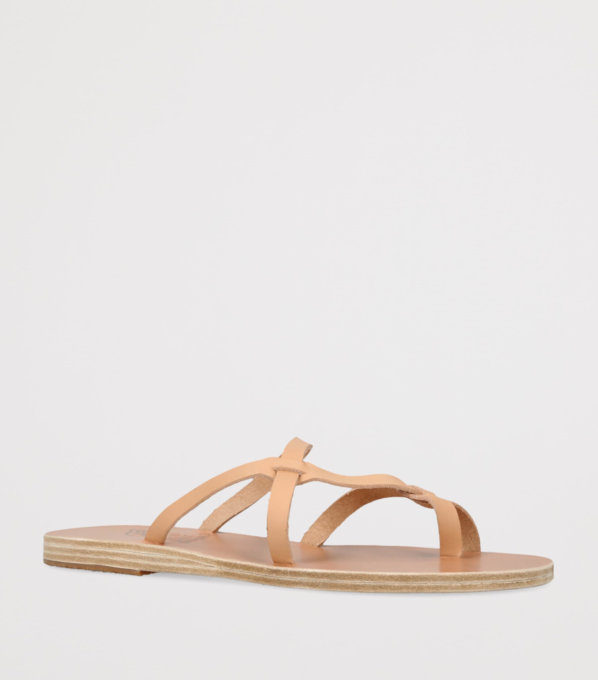 Leather Armos Sandals BEIGE Image 3