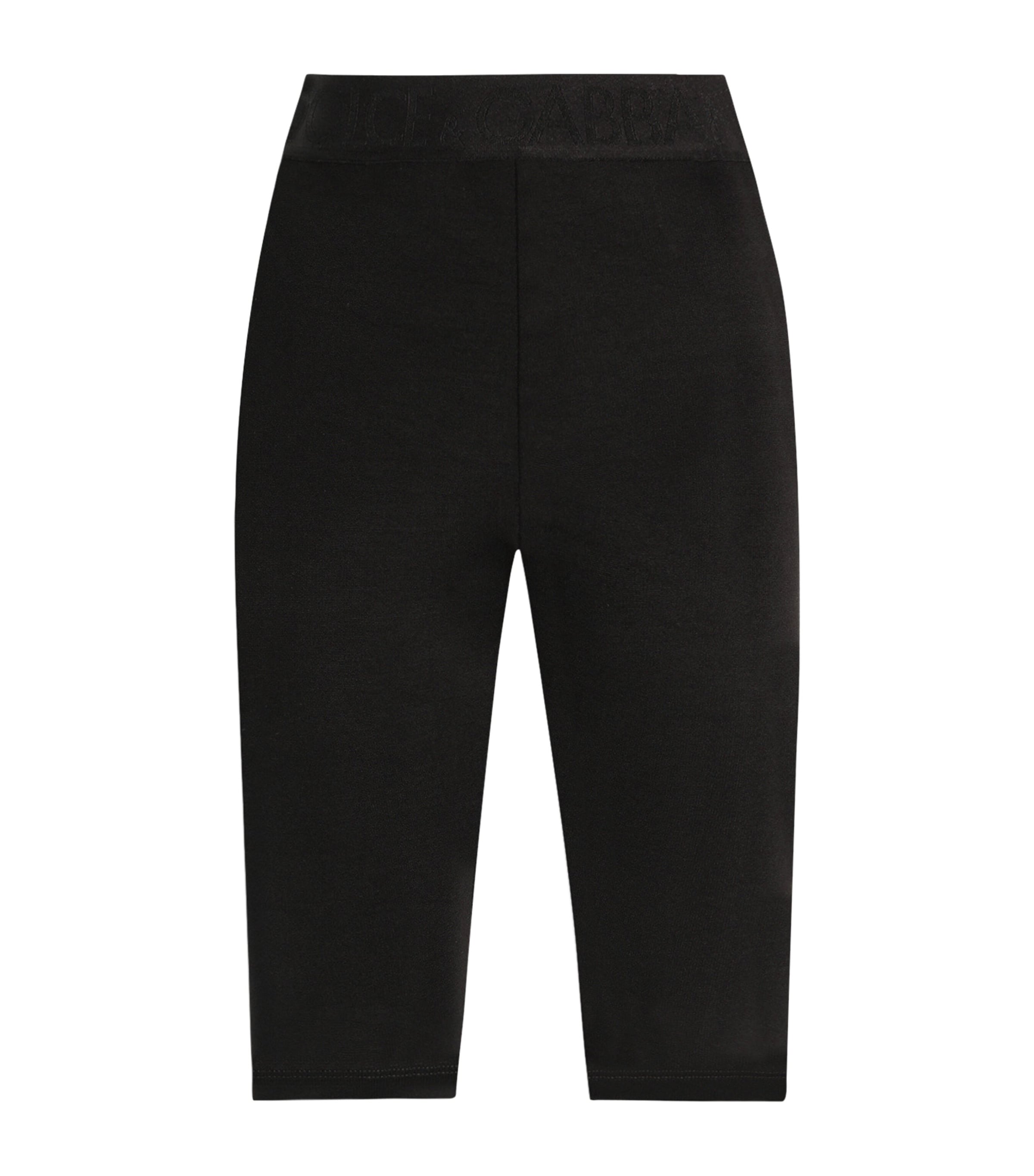 Dolce & Gabbana Cropped Leggings In Black