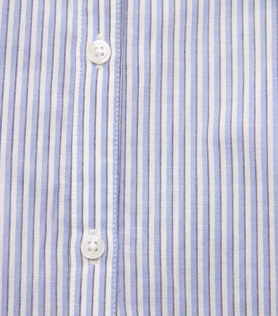 Cotton Voile Stripe Blouse CHAMBRAY BLUE/WHITE Image 5