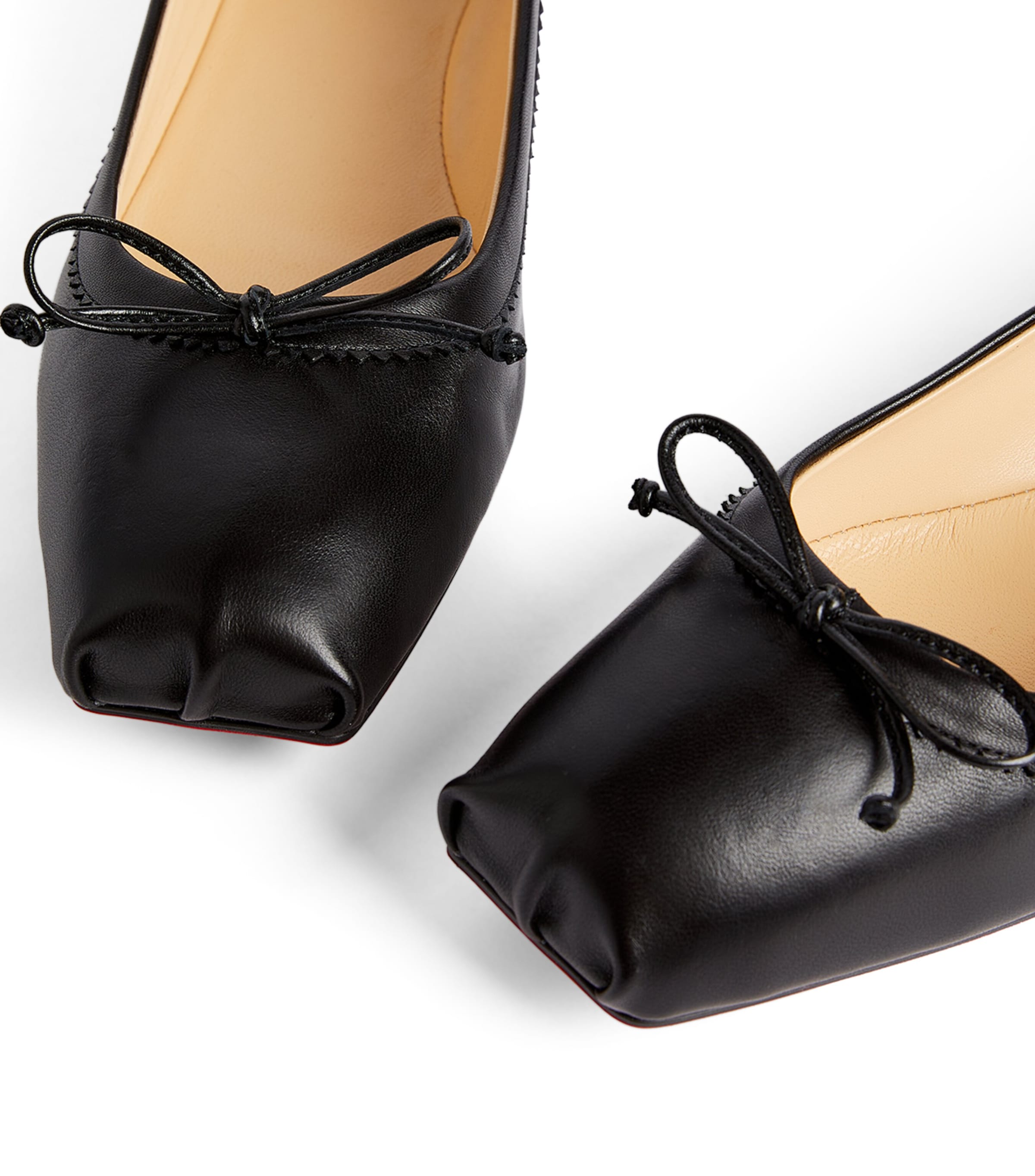 Christian Louboutin Mamadrague Leather Ballet Flats | Harrods US