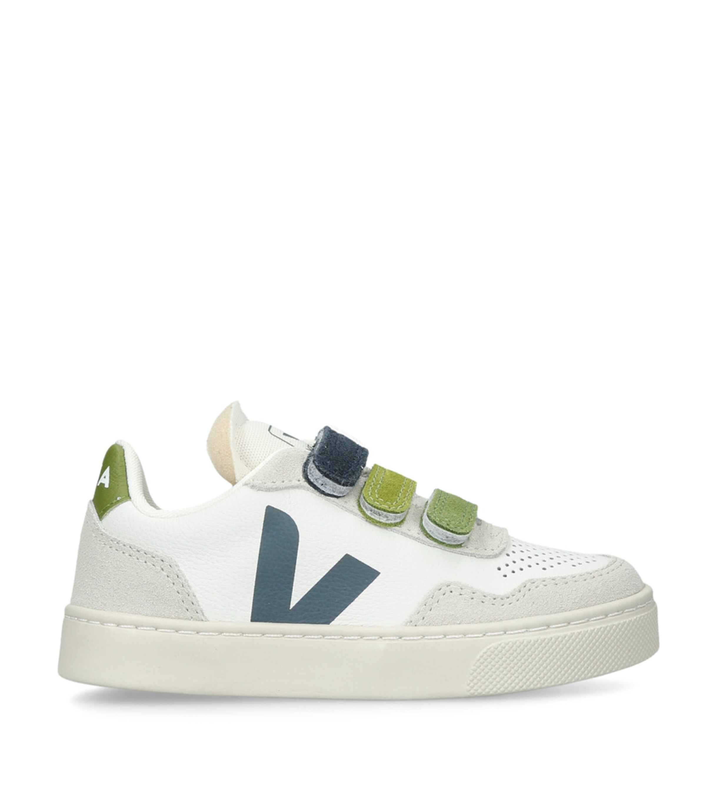 Veja Kids Leather V-90 Sneakers | Boys Shoes | Trainers | Designers | Veja