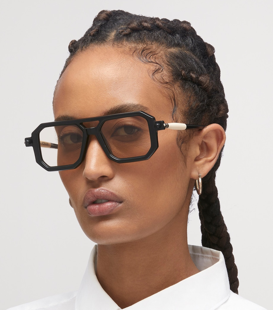 Kuboraum Acetate Mask P8 Sunglasses Light Brown Image 3