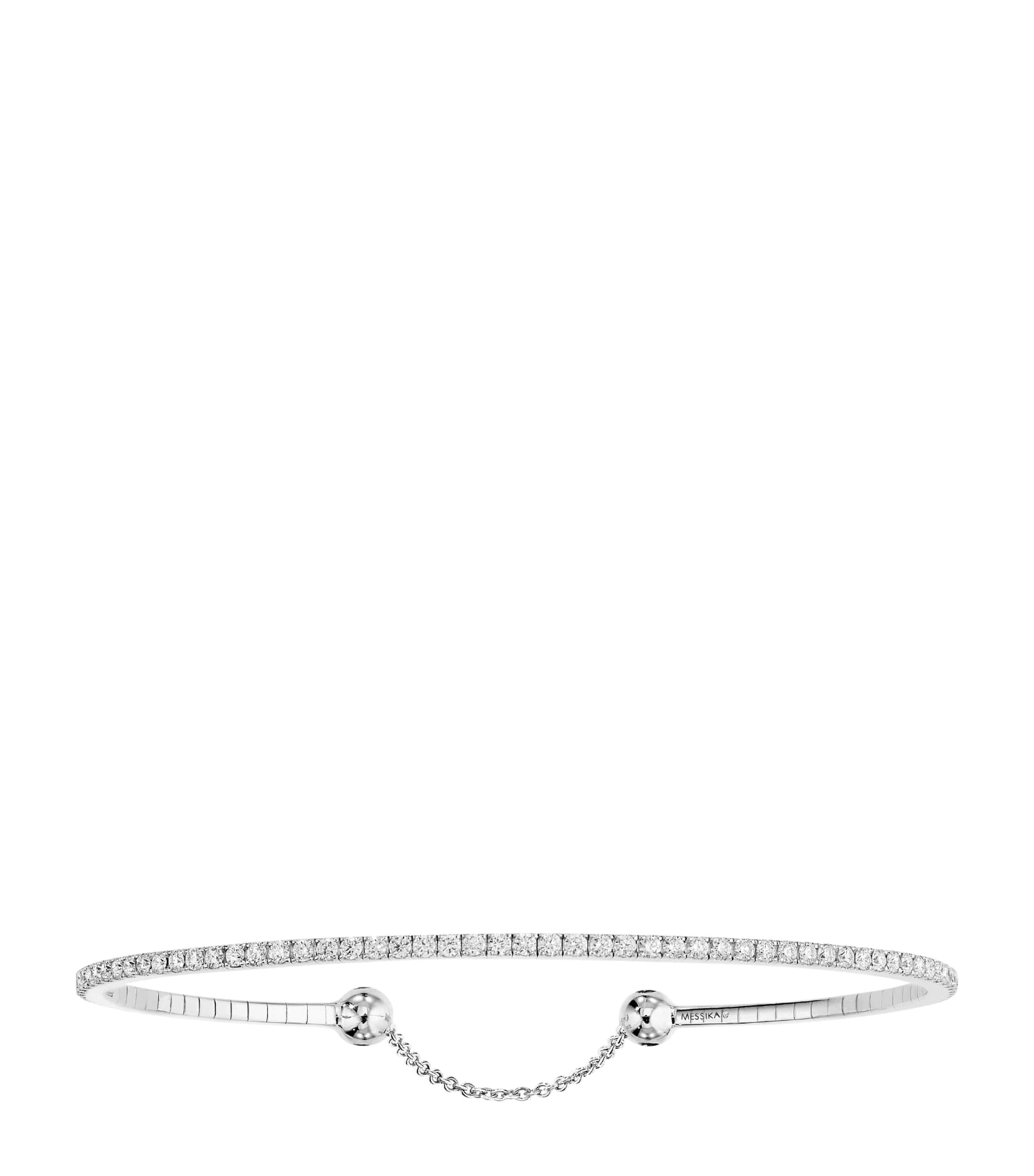 Messika Skinny Classique White Gold and Diamond Bracelet White Gold Image 1