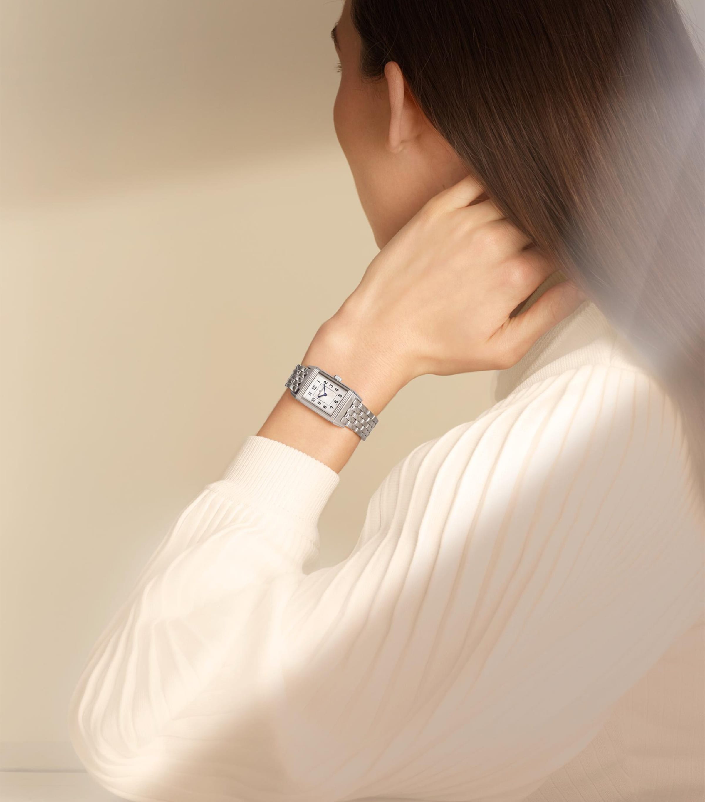 Stainless Steel Reverso Classic Watch 21mm STAINLESS STEEL Image 4