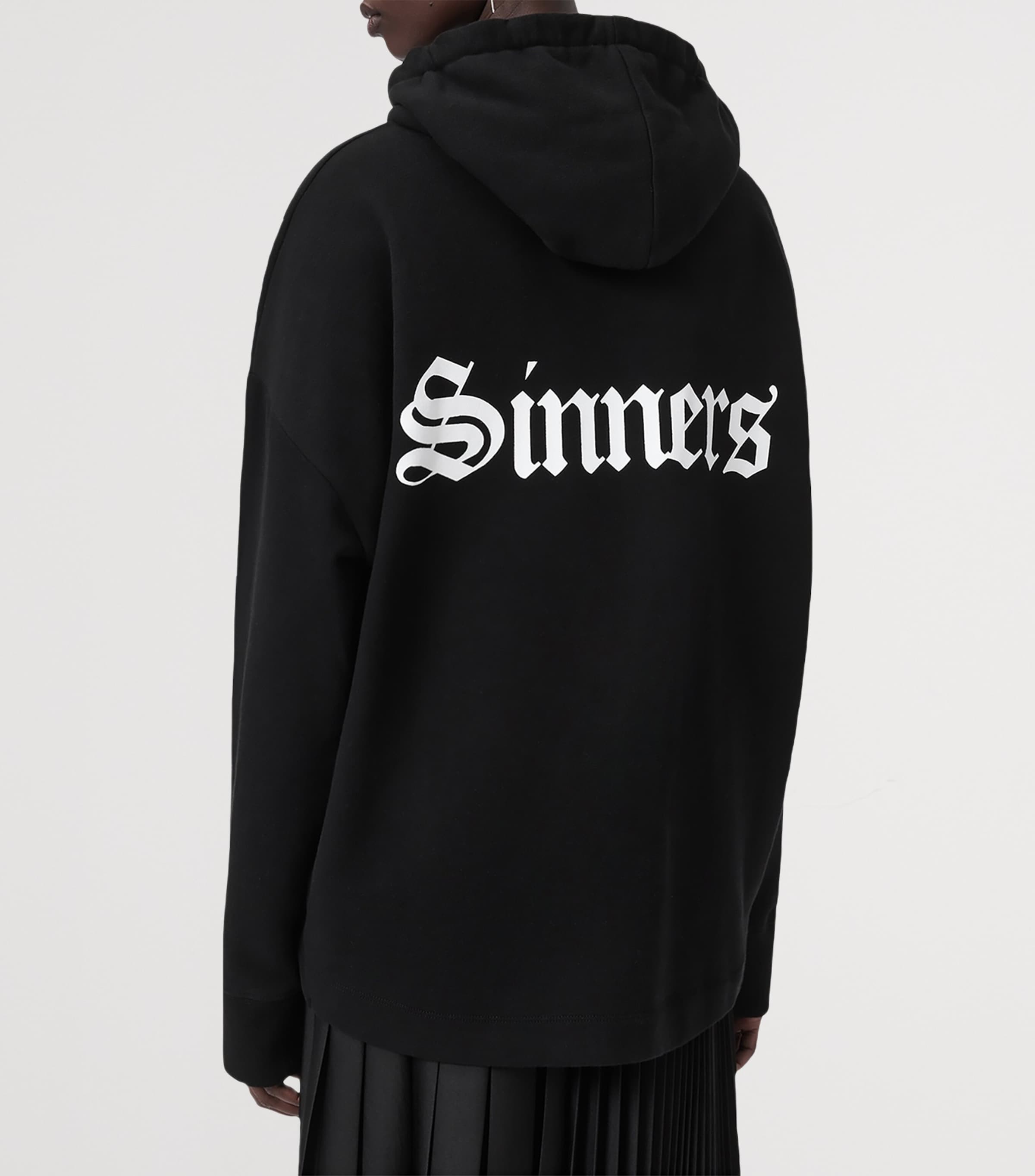 Cotton Saint Etie Hoodie BLACK Image 5