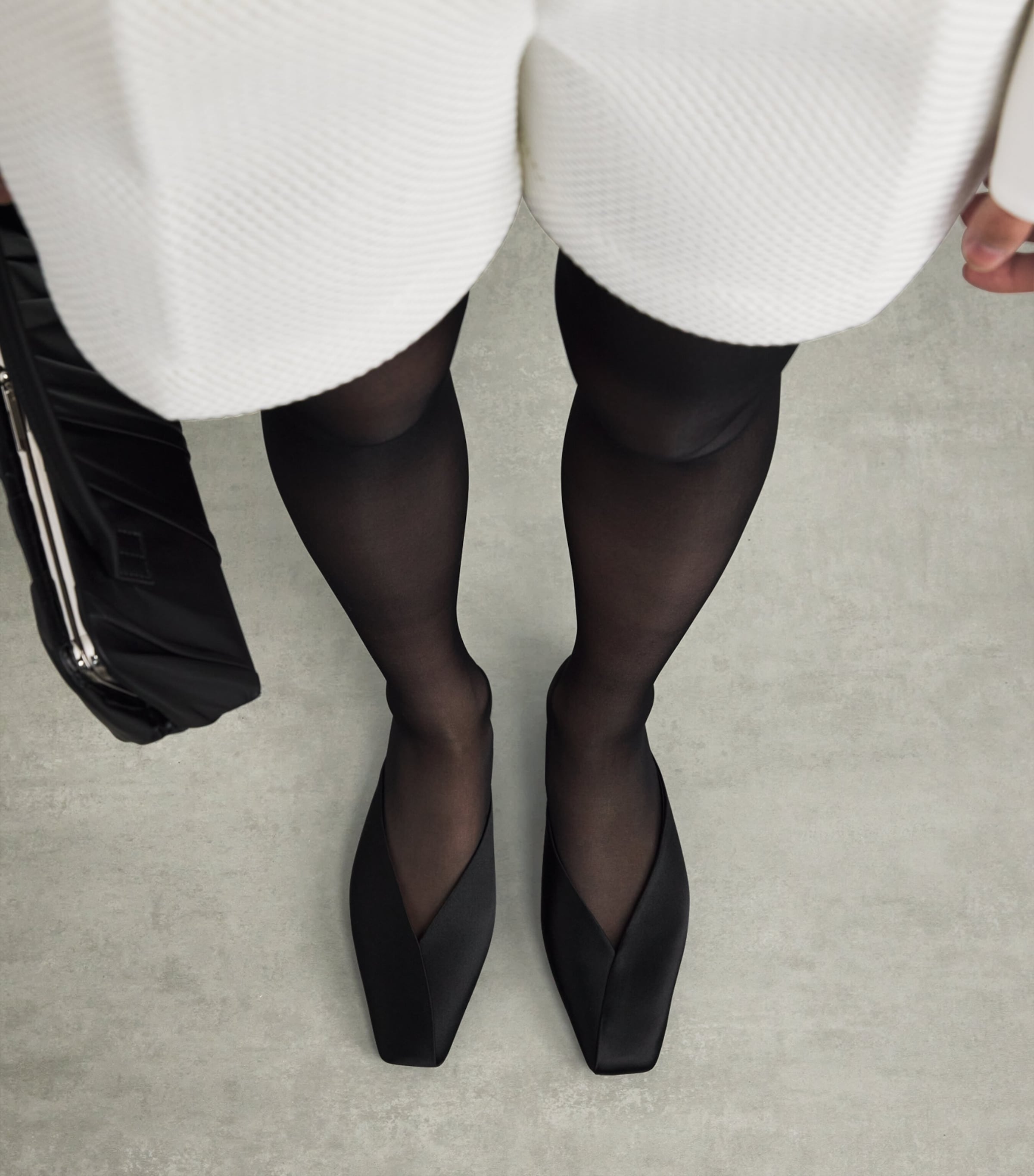 Satin Mules BLACK Image 2