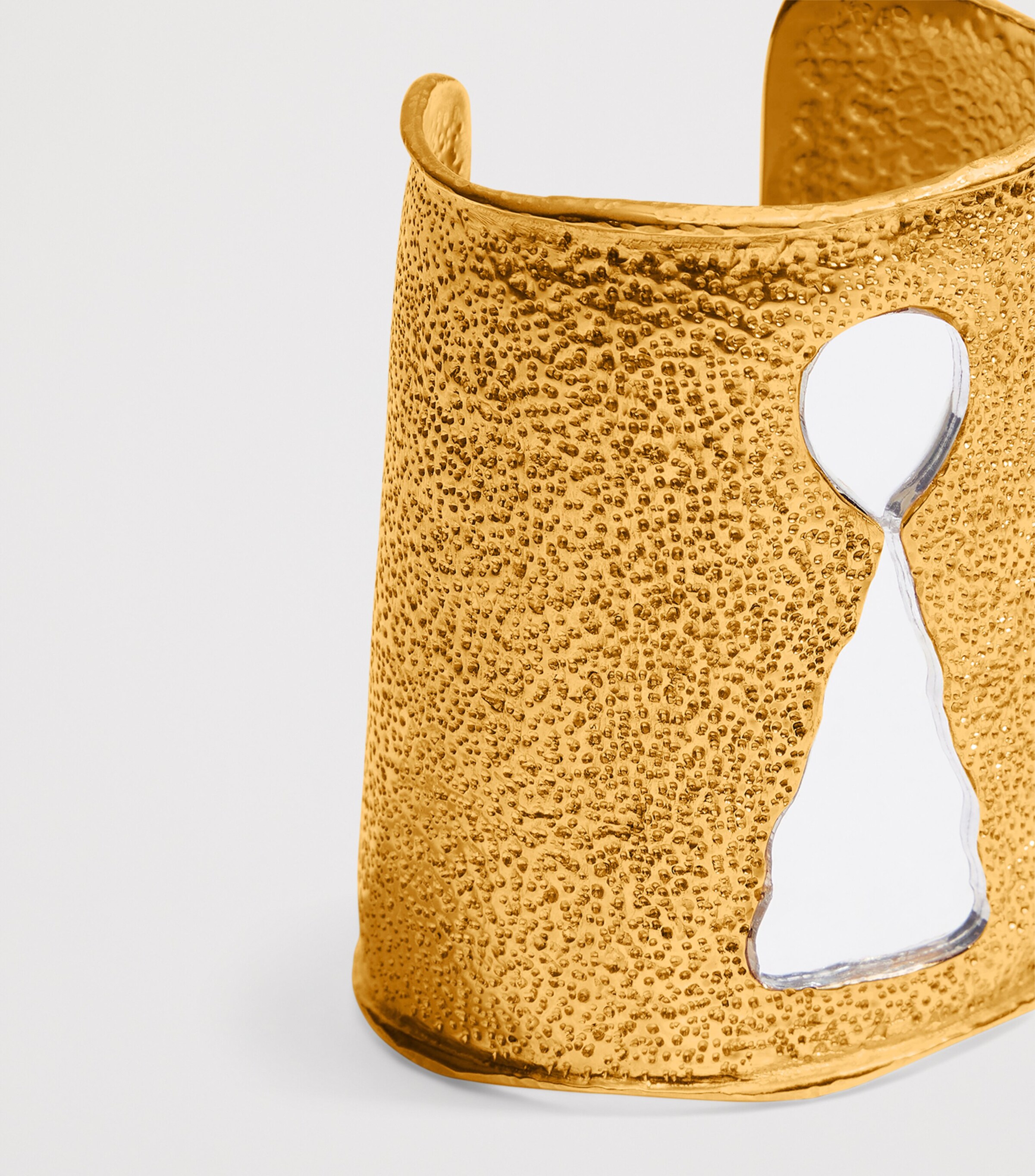 Keyhole Cuff Bracelet 001 GOLD Image 2