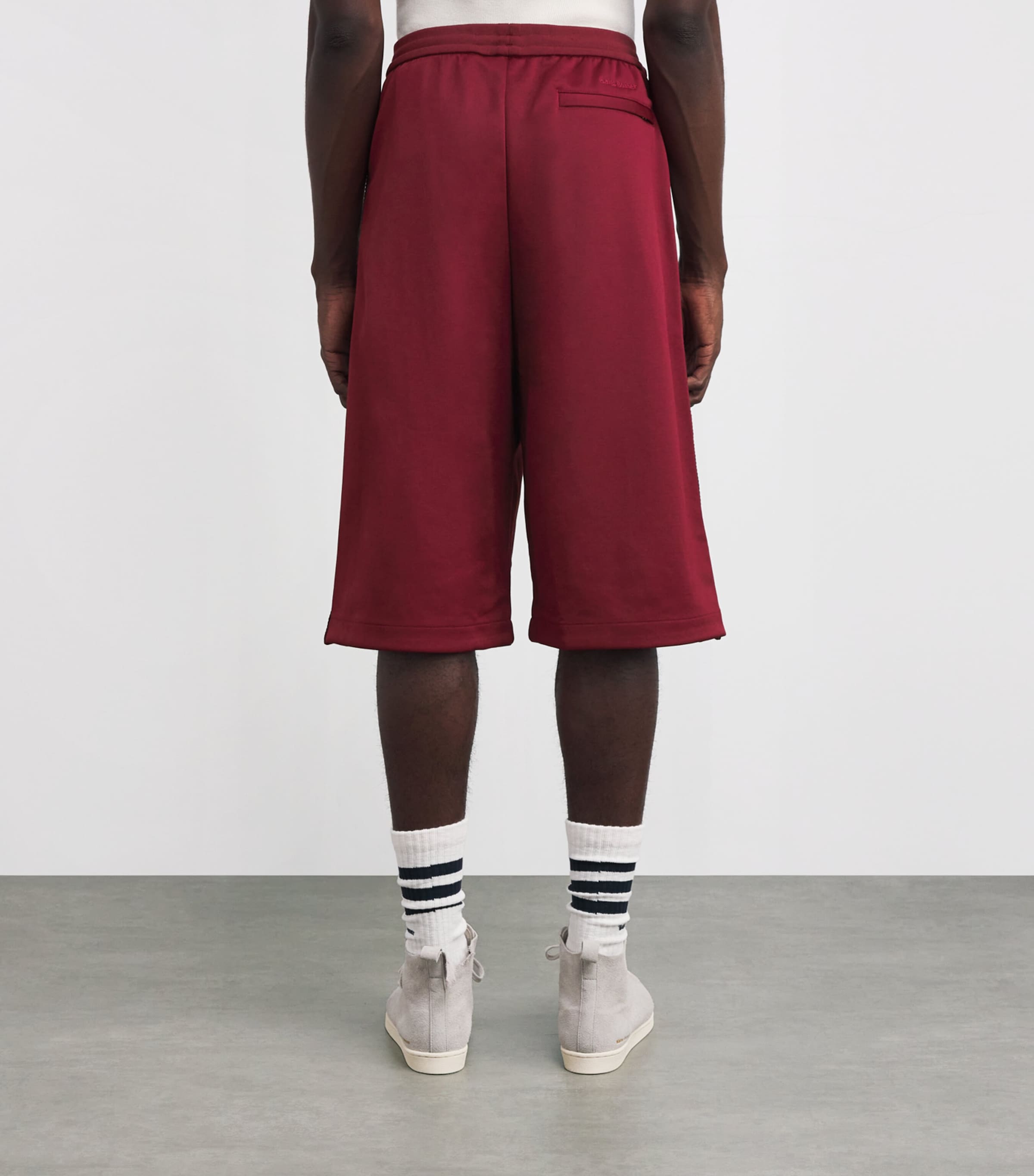 x Wales Bonner Collegiate  Shorts COLLEGIATE BURGUNDY Image 4