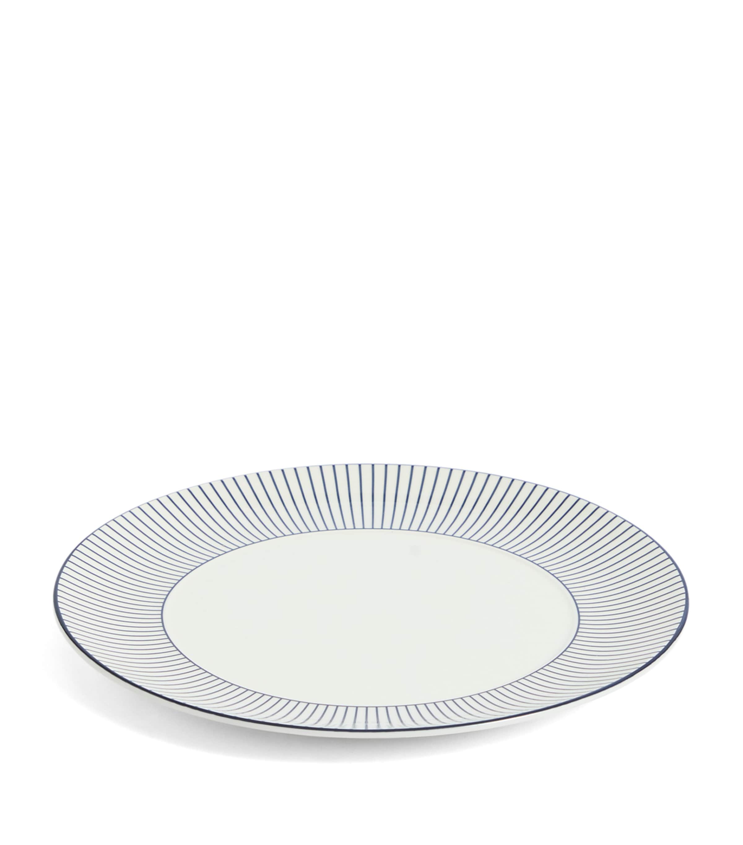 Bone China Gio Blue Plate (23cm) WHITE Image 3
