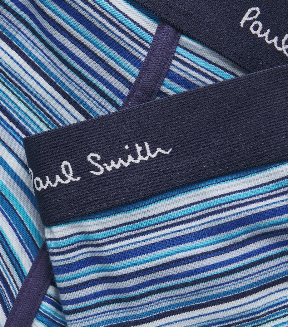 Paul Smith Mens Stretch-Organic Cotton Signature Stripe Trunks Image 5