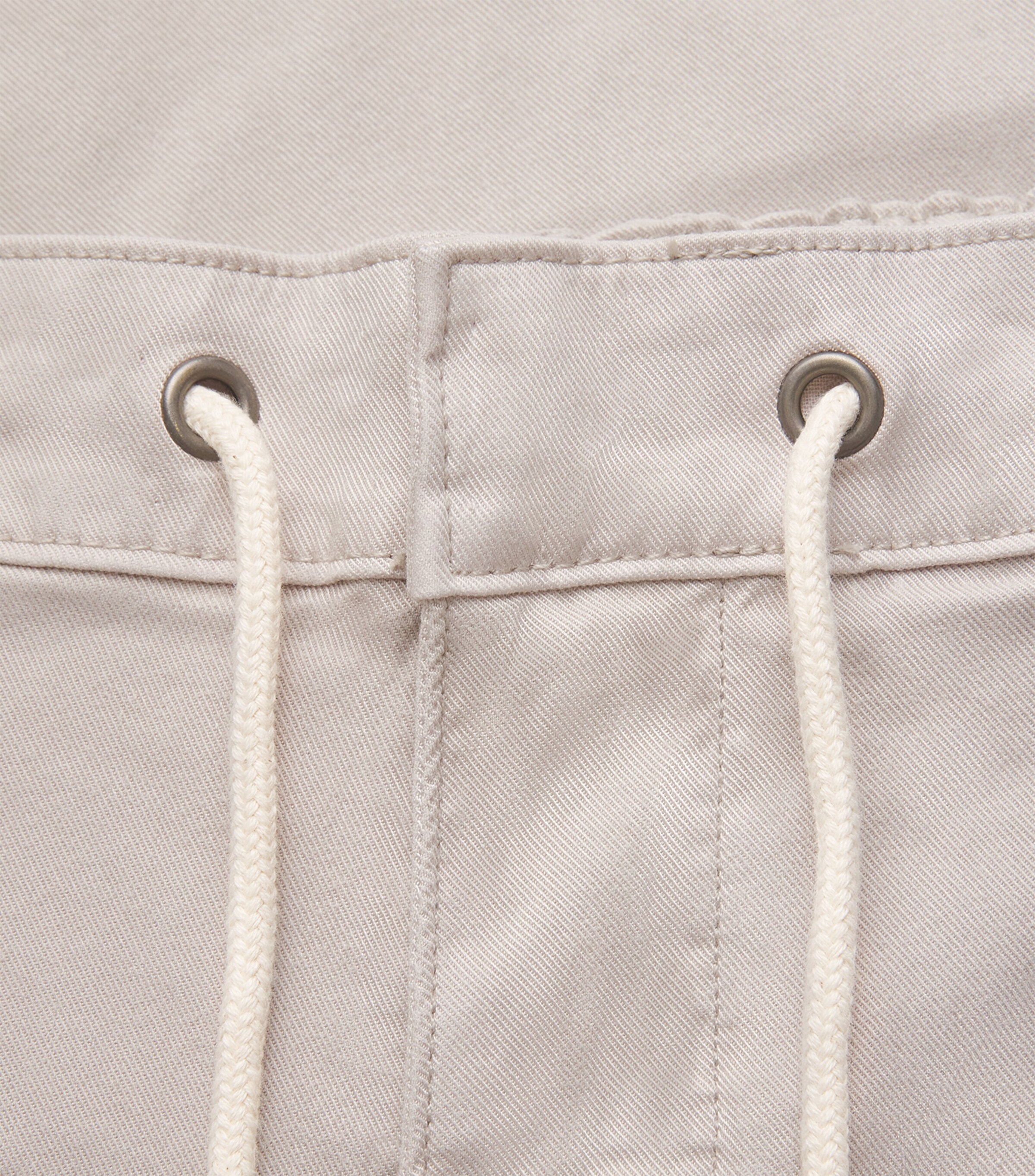PAIGE Mens Drawstring Fraser Chinos Fresh Oyster Image 6