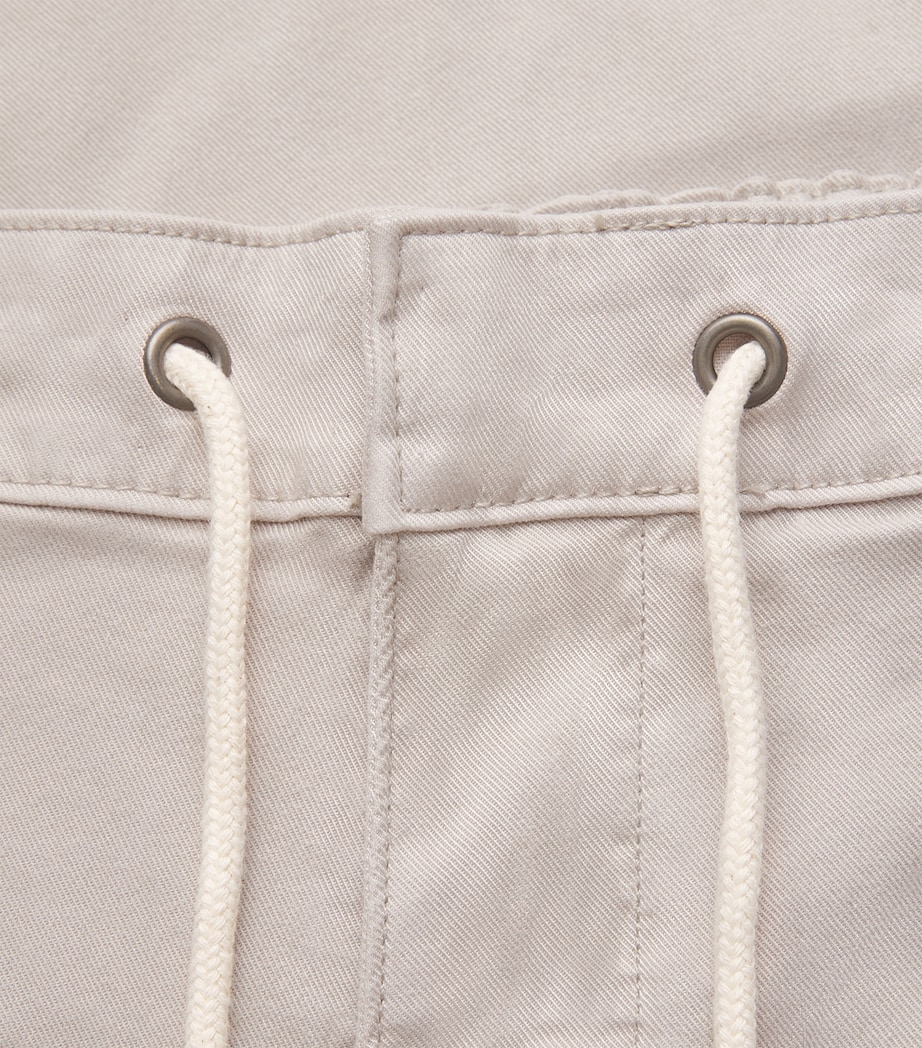 PAIGE Mens Drawstring Fraser Chinos Fresh Oyster Image 6