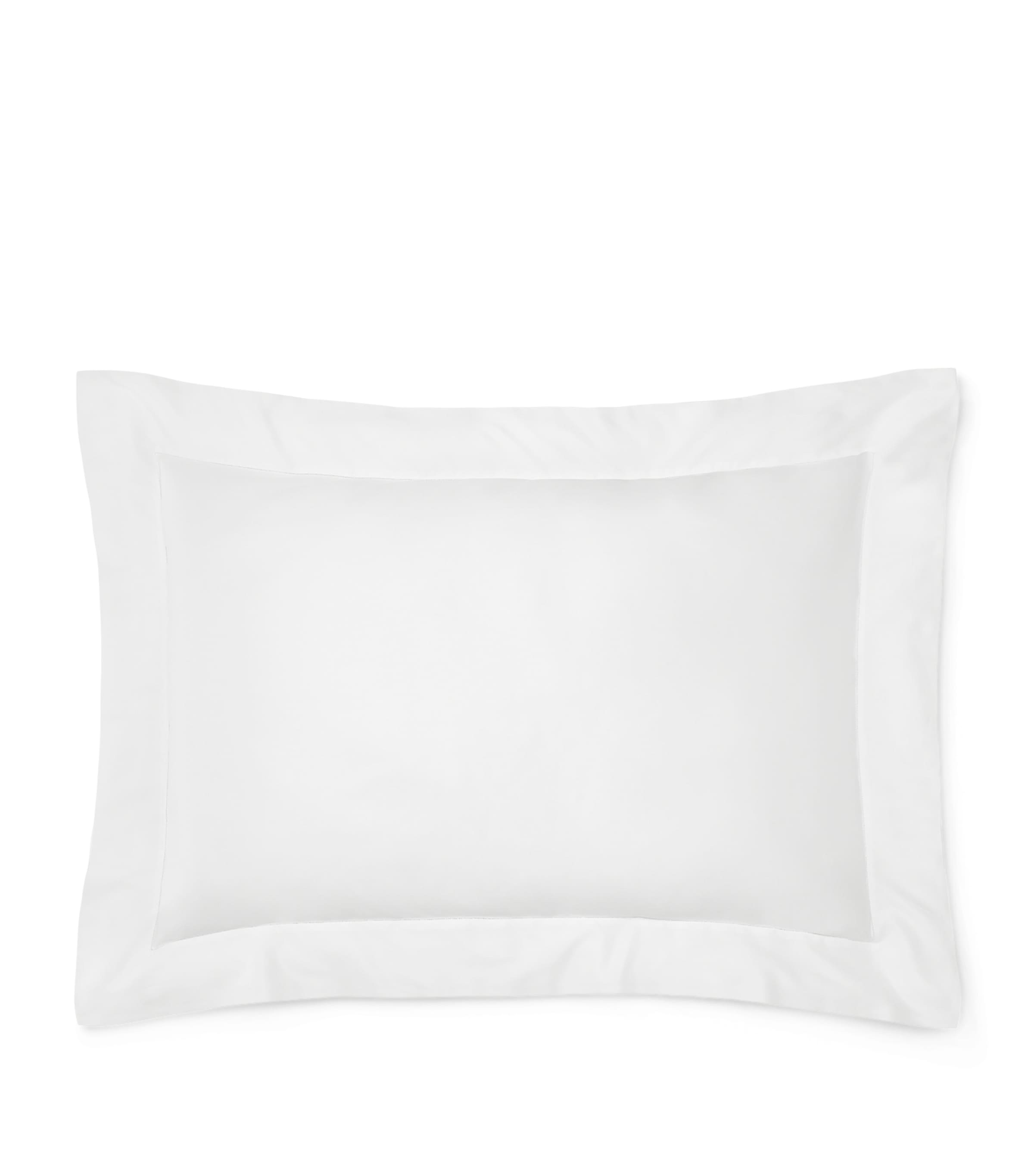 Pratesi Cotton Splendore Oxford Sham Pillowcase In White