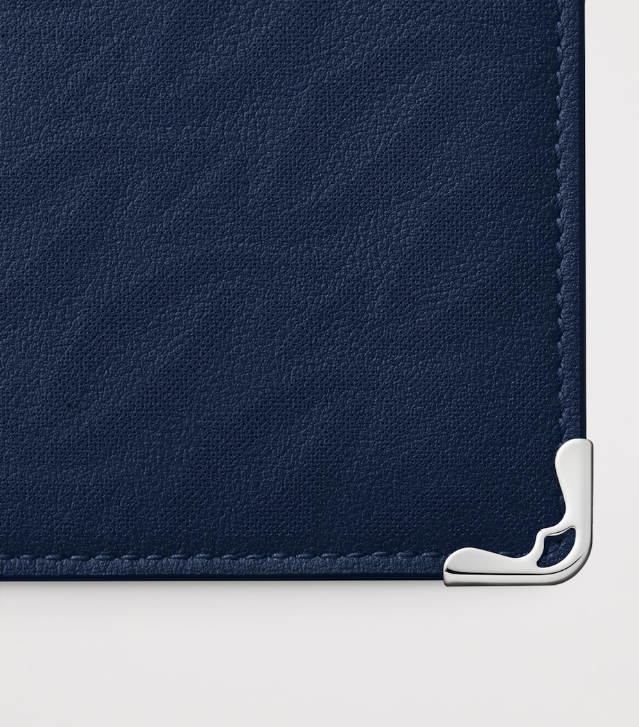 Leather Must de Cartier Card Holder NAVY BLUE Image 5