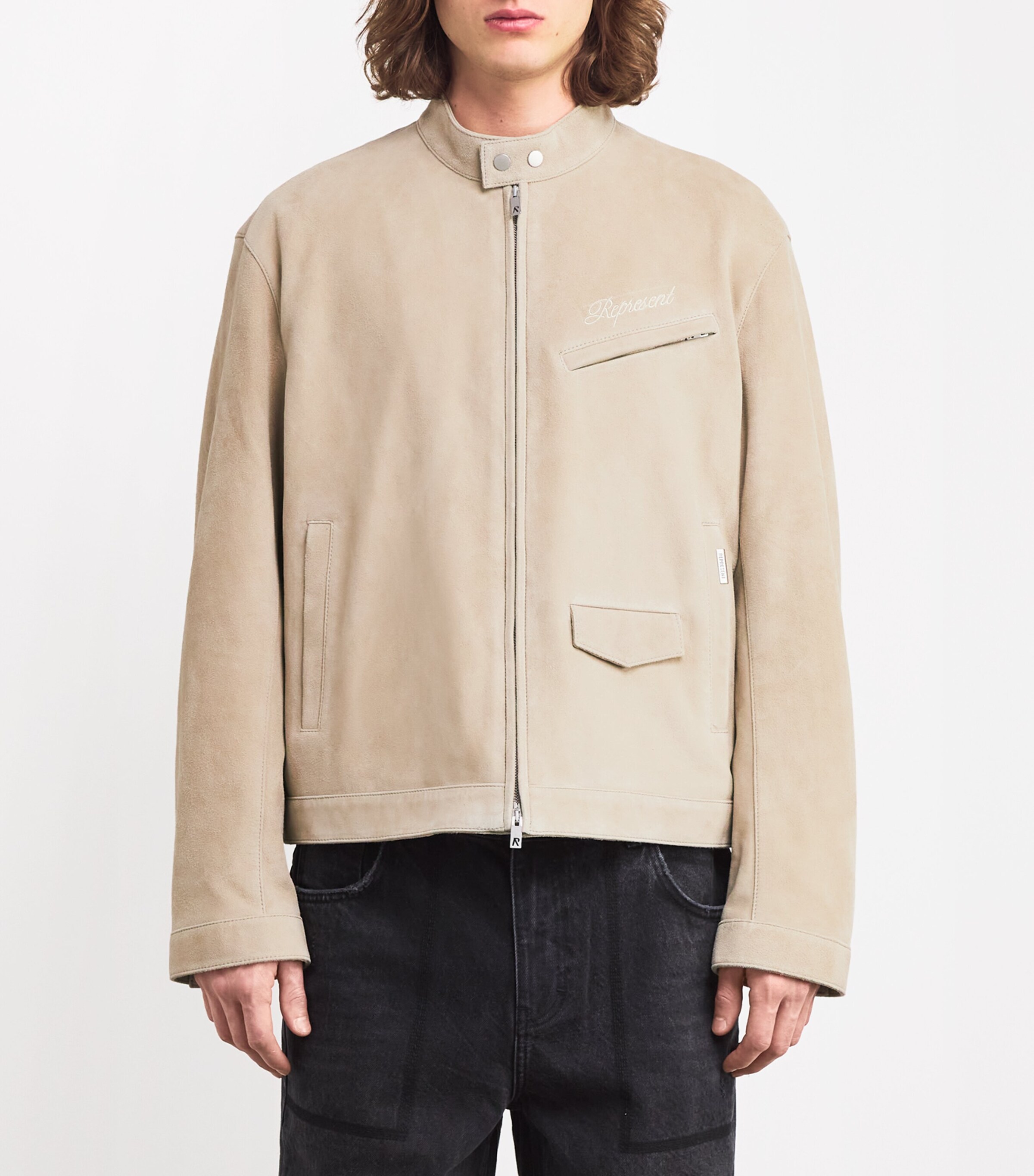 Suede Overdrive Jacket BEIGE Image 3