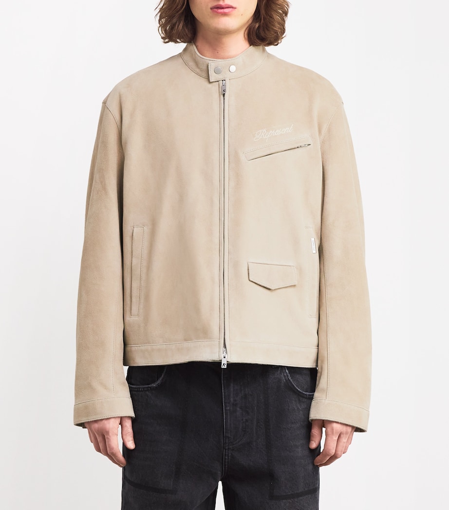 Suede Overdrive Jacket BEIGE Image 3