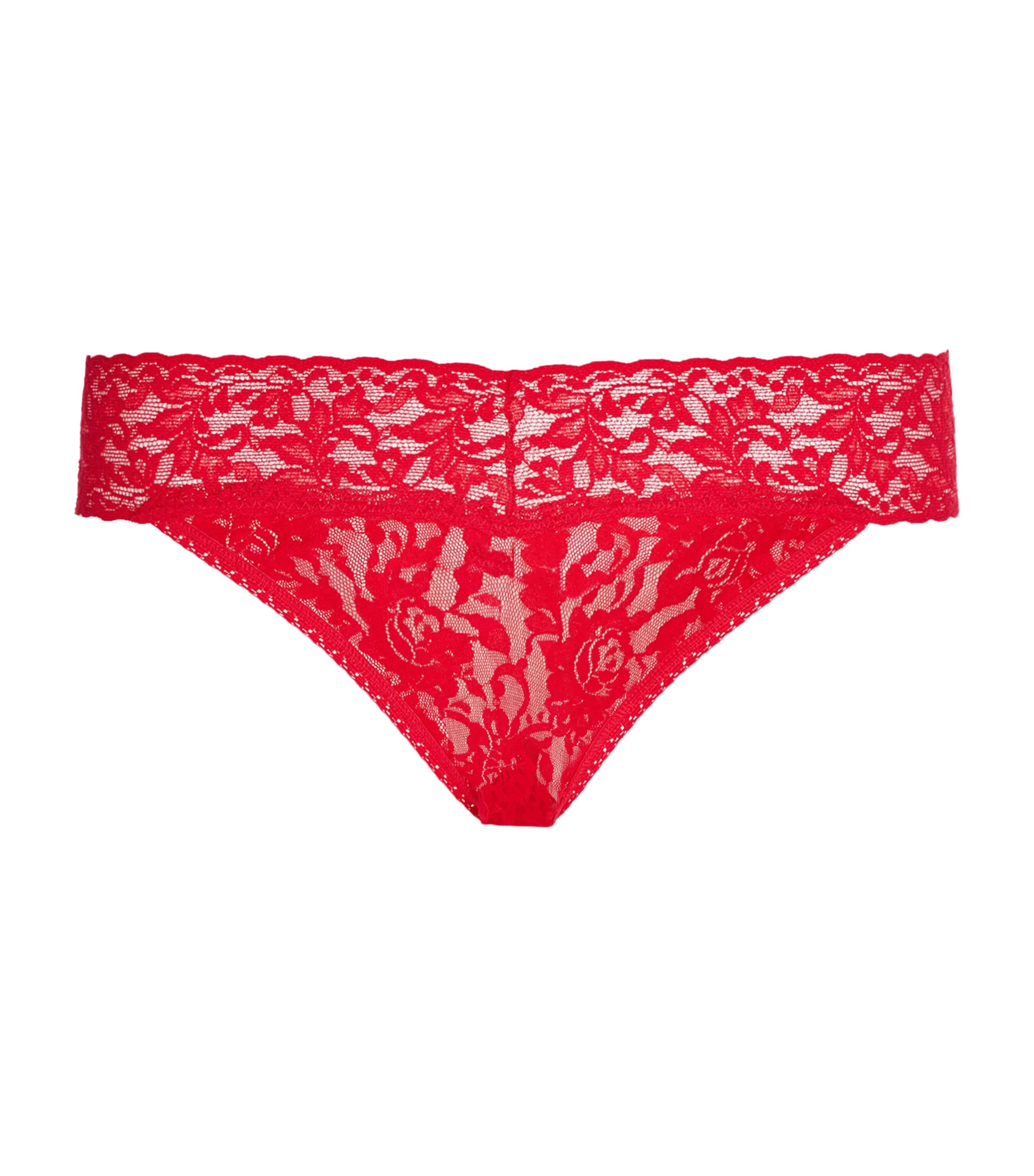 Hanky Panky Original Lace Thong In Red