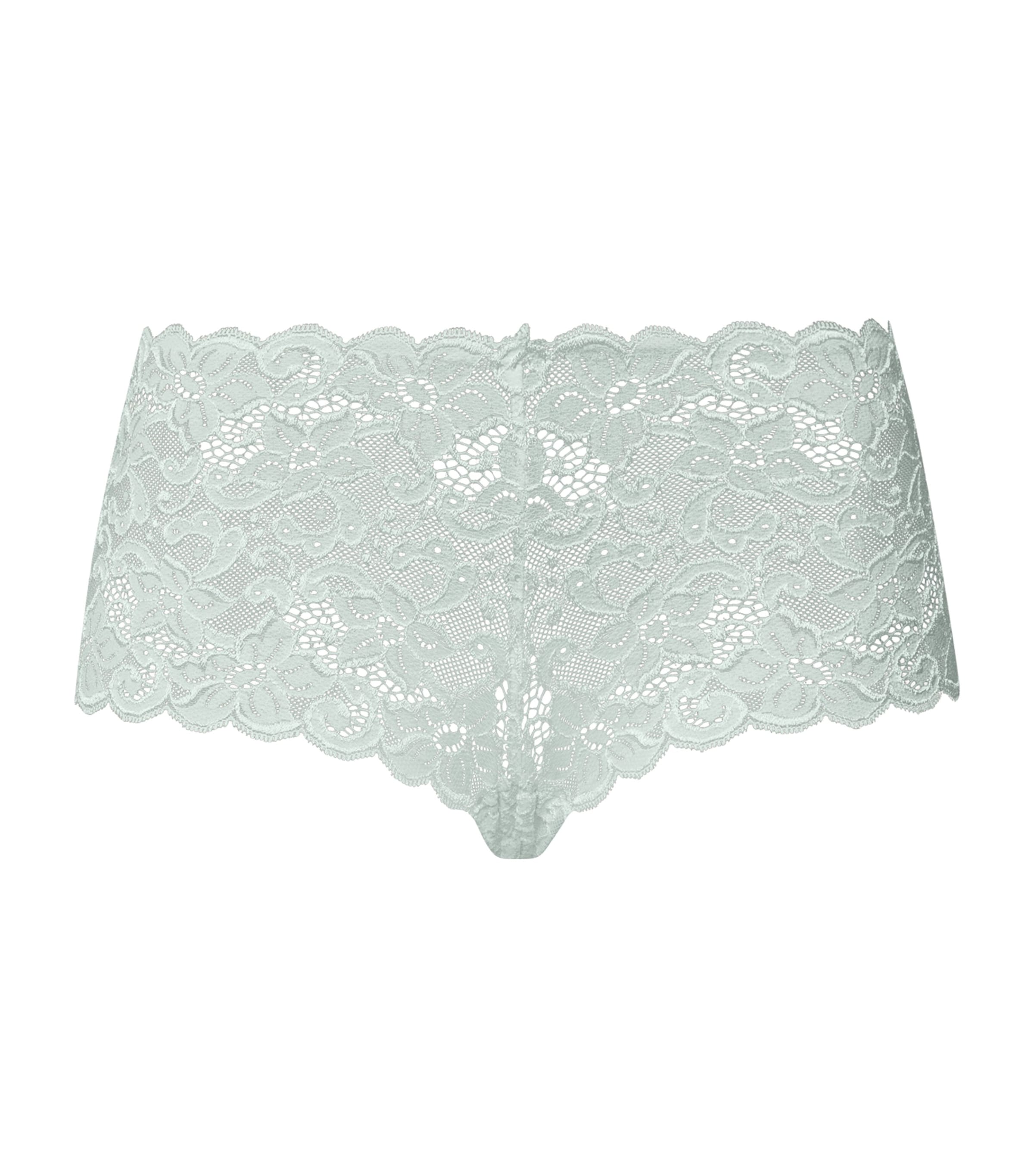 HANRO STRETCH-LACE MOMENTS BOYLEG BRIEFS