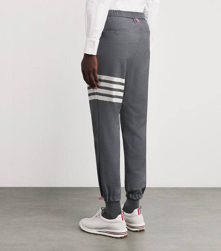 Wool 4-Bar Trousers MED GREY Image 4