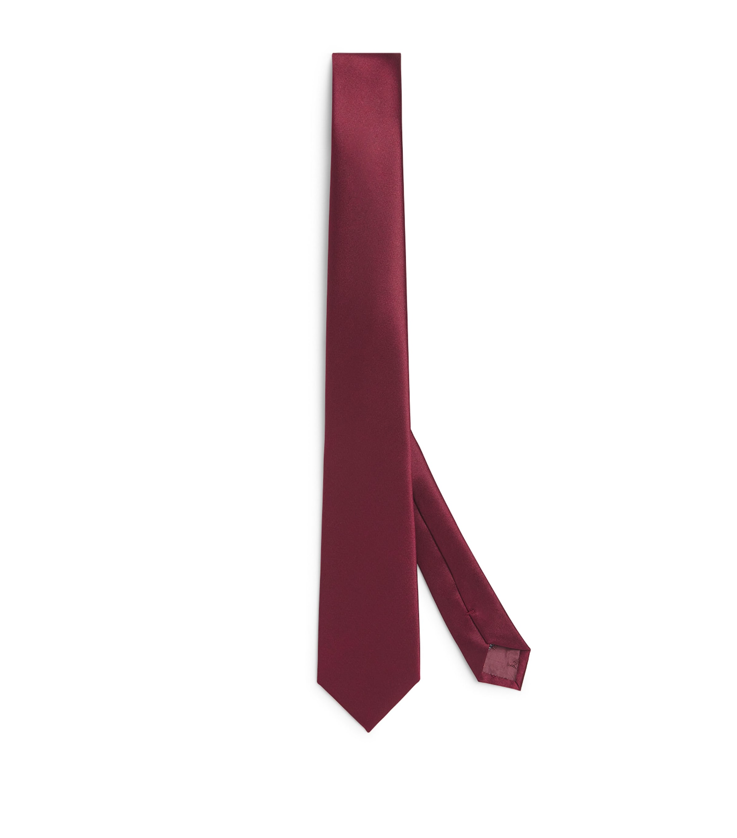 Emporio Armani Silk Tie In Red